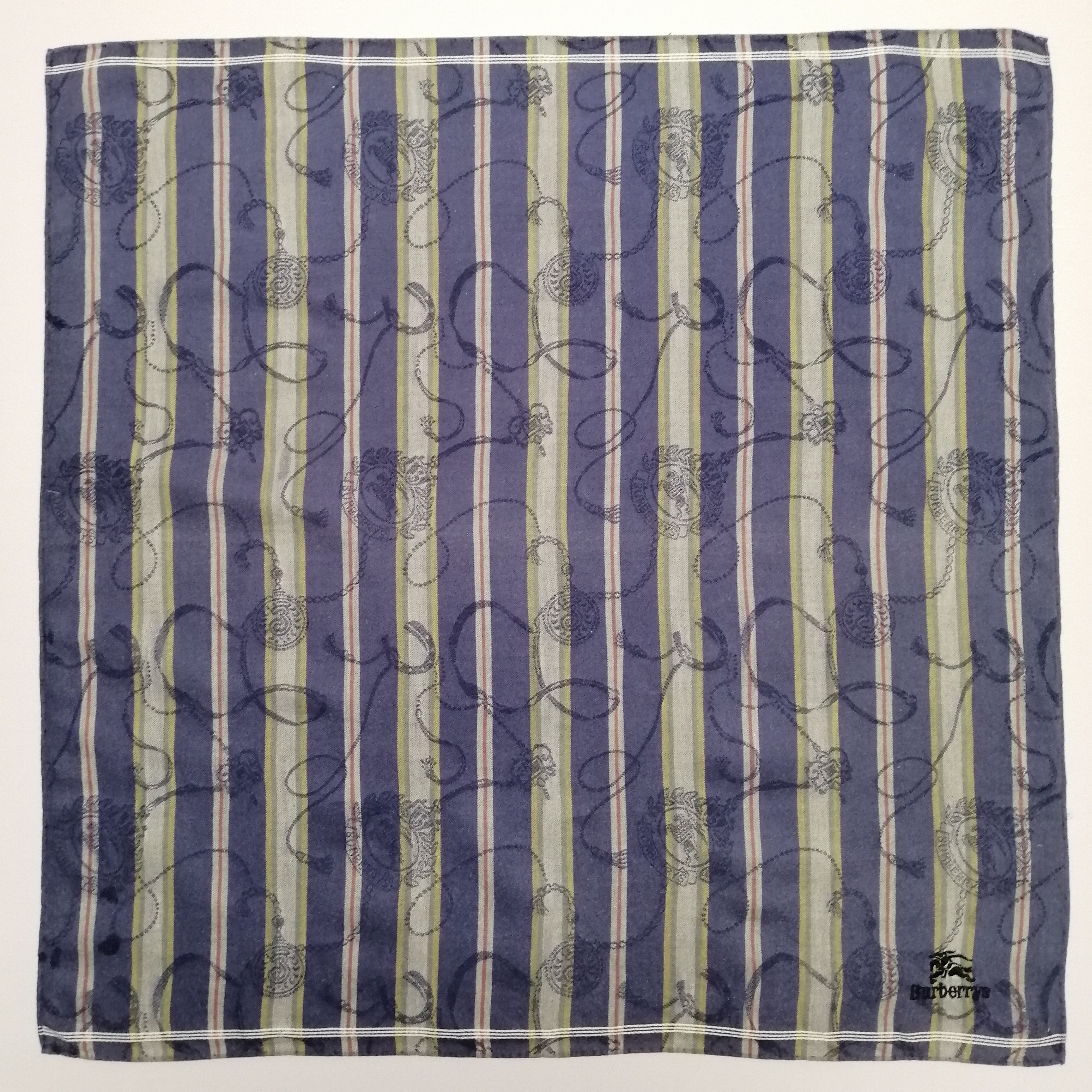 Burberry × Vintage Burberrys Handkerchief/Neckerchief/Bandana-KD2109 Size ONE SIZE - 2 Thumbnail