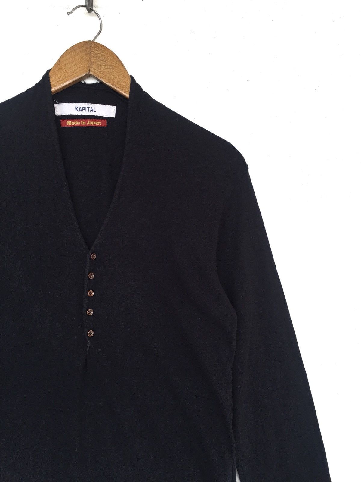Kapital Iconic Kapital Hemp Fabric Half Button LS Shirt Size US S / EU 44-46 / 1 - 3 Thumbnail