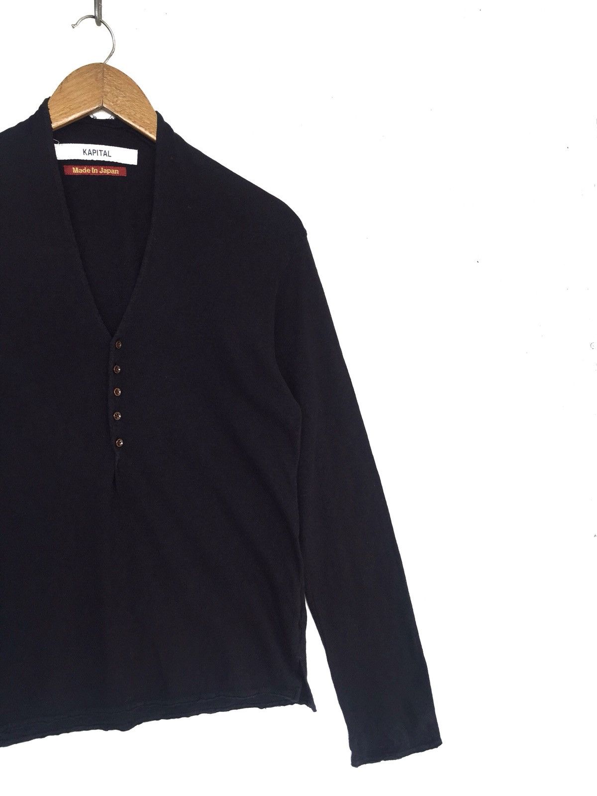 Kapital Iconic Kapital Hemp Fabric Half Button LS Shirt Size US S / EU 44-46 / 1 - 2 Thumbnail