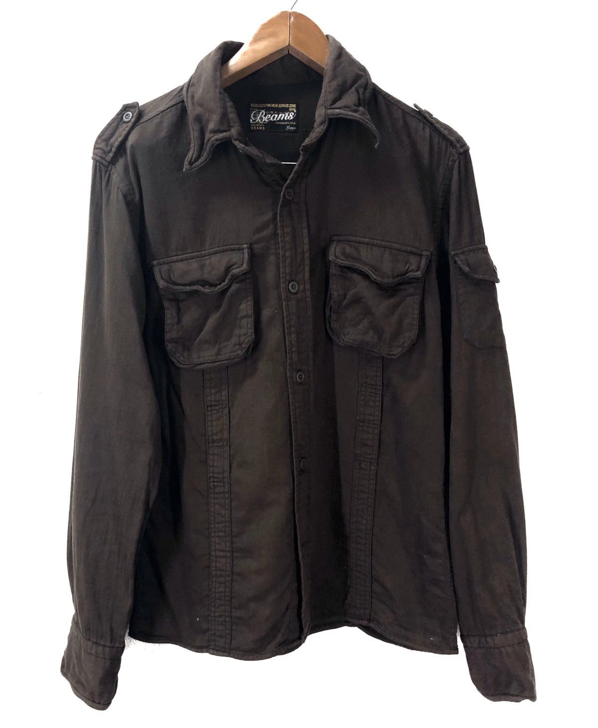 BEAMS Japan Jacket Large Vintage Heavy multi pocket Jacket