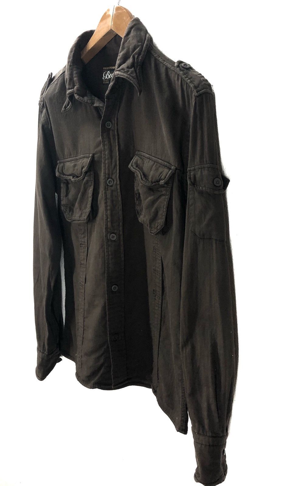 BEAMS Japan Jacket Large Vintage Heavy multi pocket Jacket