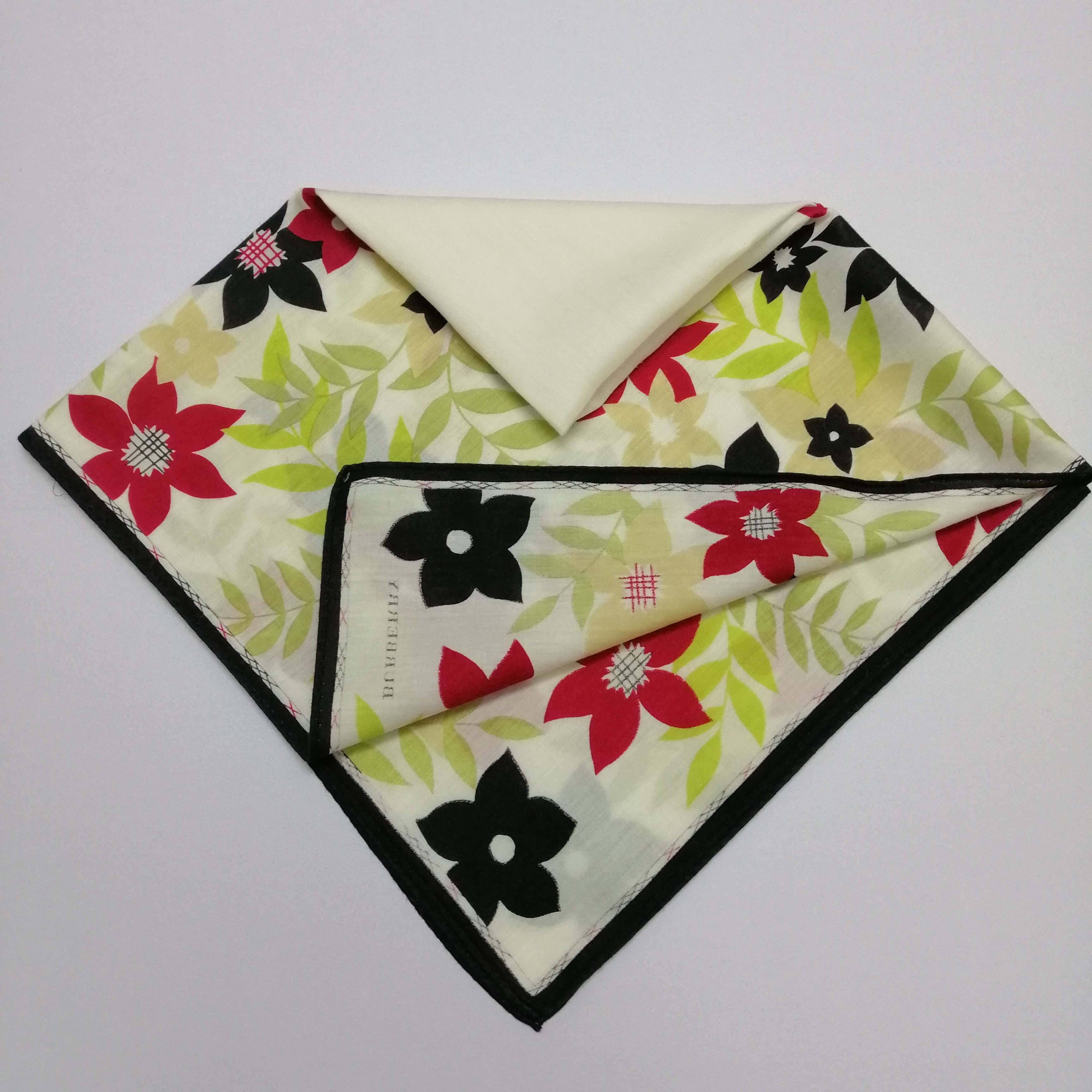 Burberry × Vintage Burberry Handkerchief/Neckerchief/Bandana-KD2119 Size ONE SIZE - 4 Thumbnail