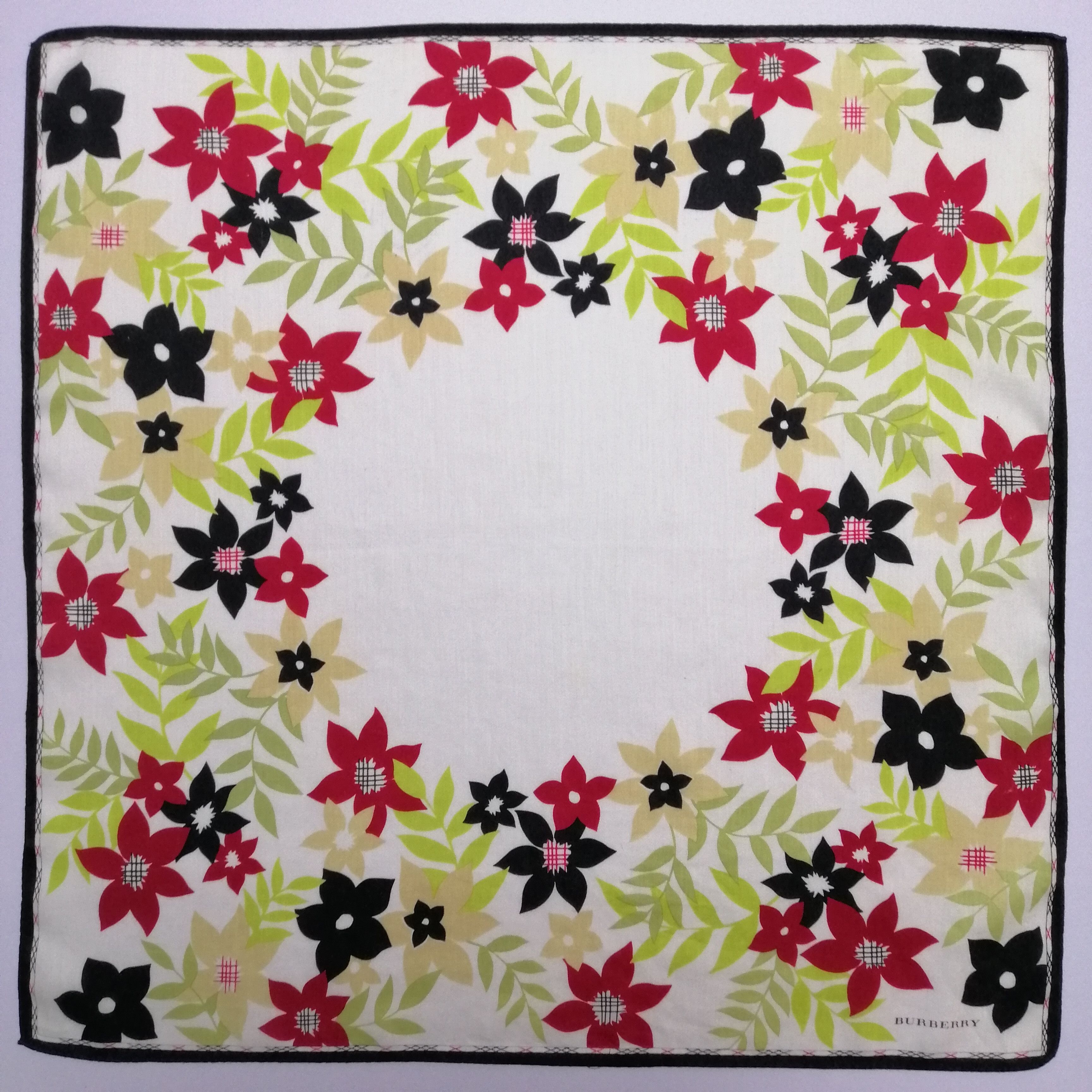 Burberry × Vintage Burberry Handkerchief/Neckerchief/Bandana-KD2119 Size ONE SIZE - 2 Thumbnail