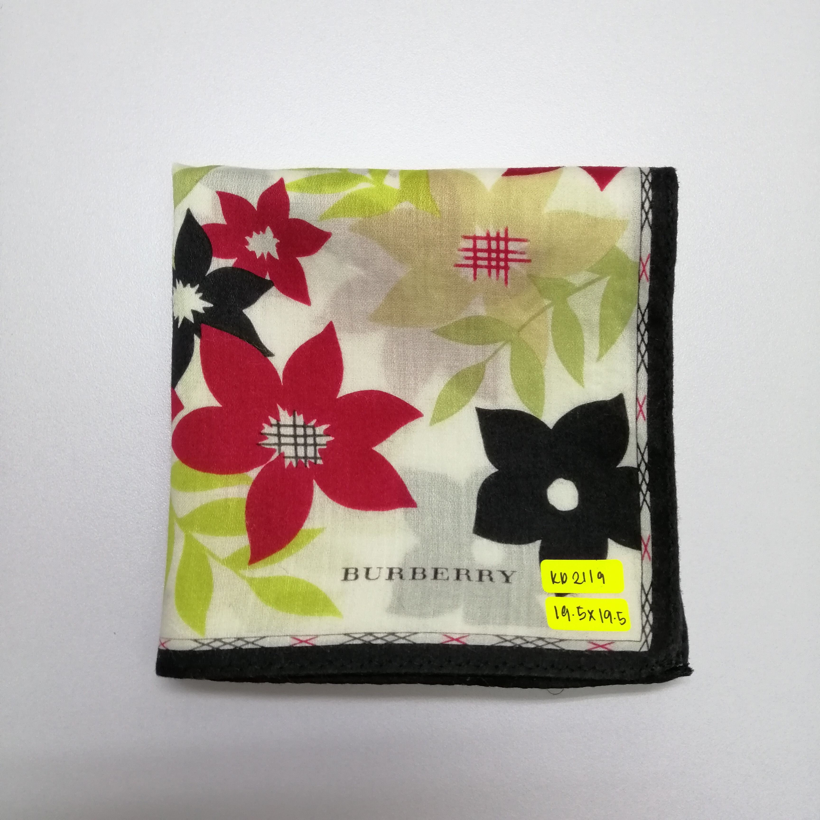 Burberry × Vintage Burberry Handkerchief/Neckerchief/Bandana-KD2119 Size ONE SIZE - 5 Thumbnail
