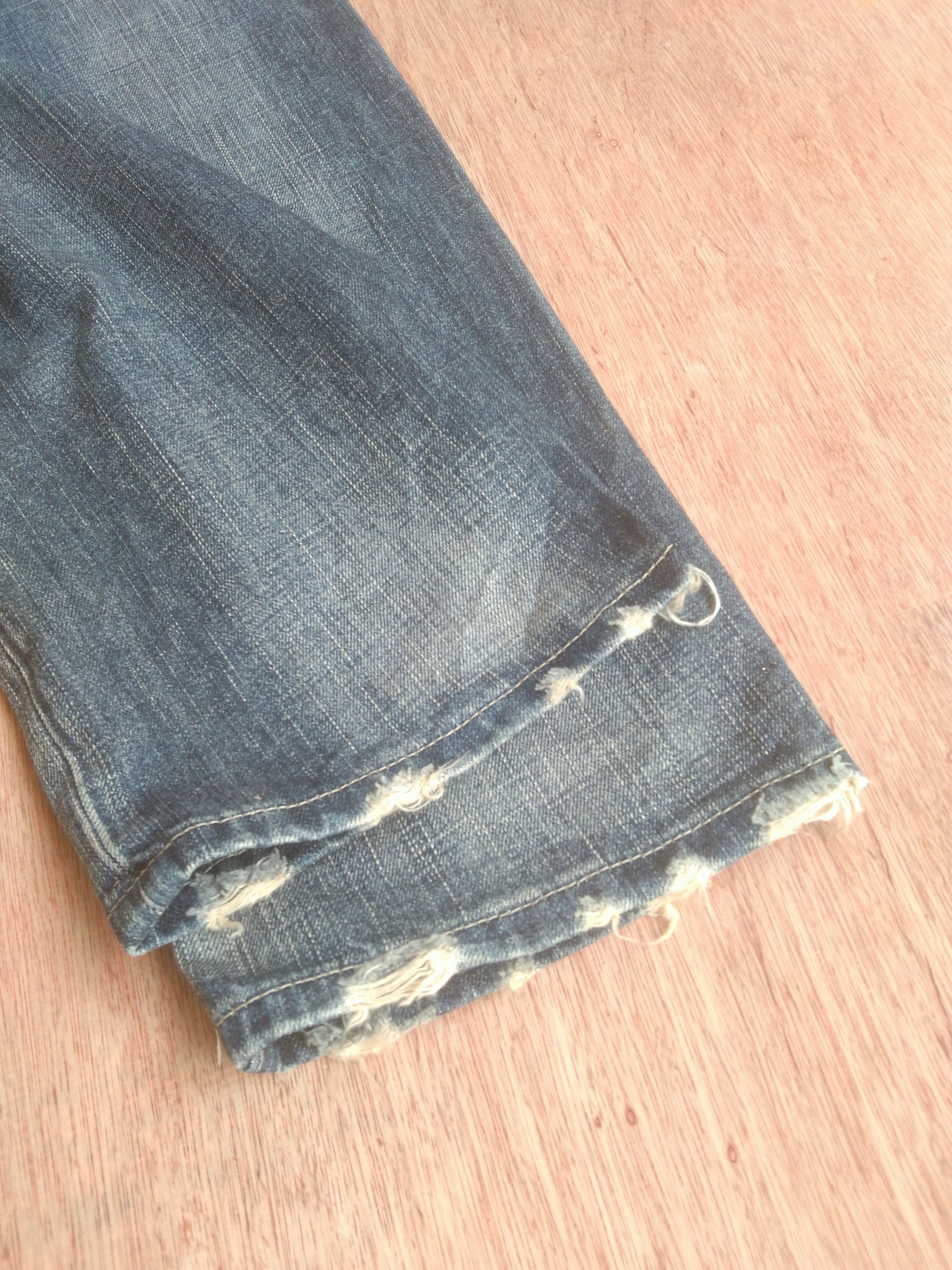 Jean × Levi's × Vintage Vintage Levis Jeans Distressed 28x31 Size US 28 / EU 44 - 3 Thumbnail