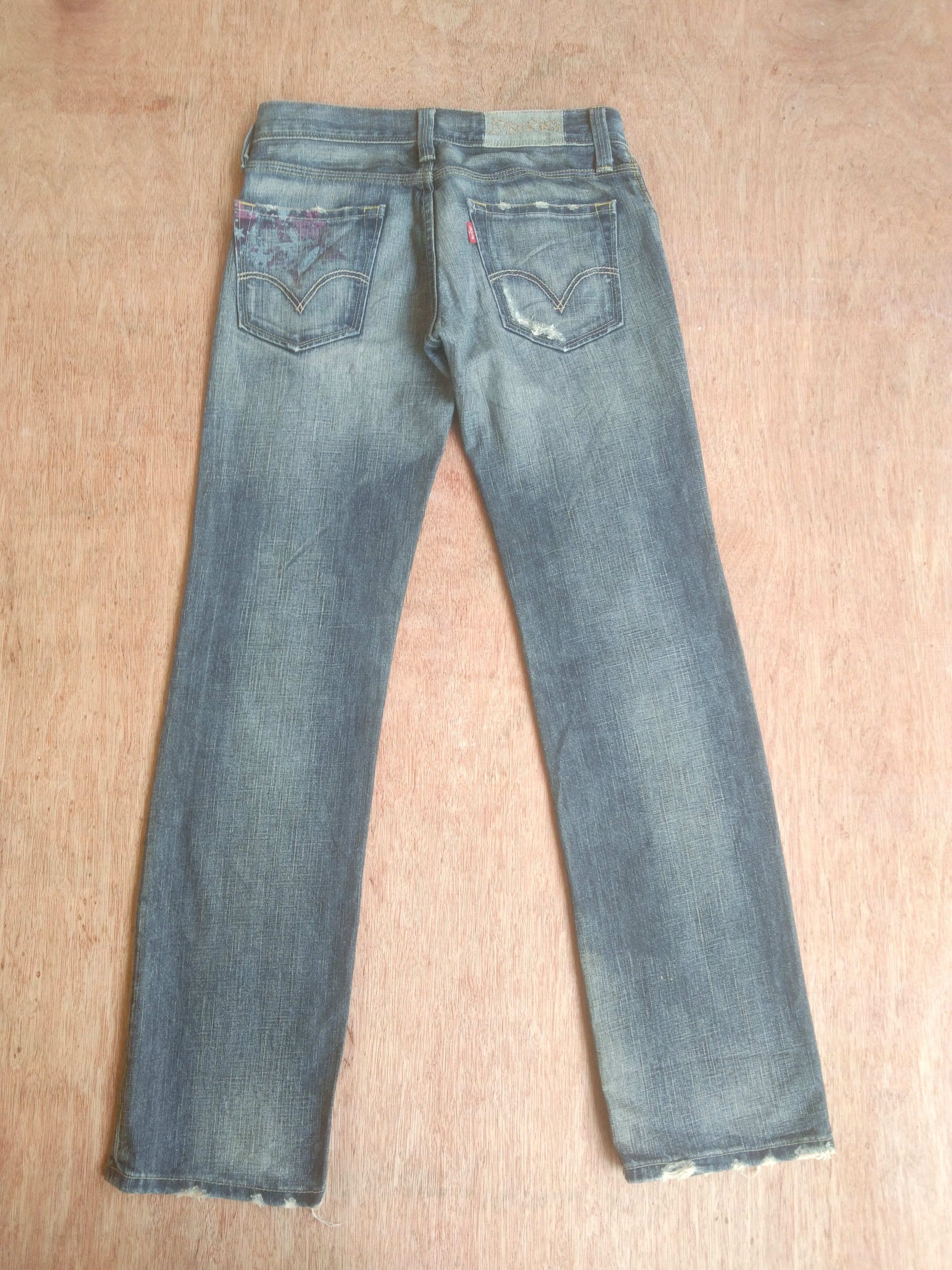 Jean × Levi's × Vintage Vintage Levis Jeans Distressed 28x31 Size US 28 / EU 44 - 2 Thumbnail