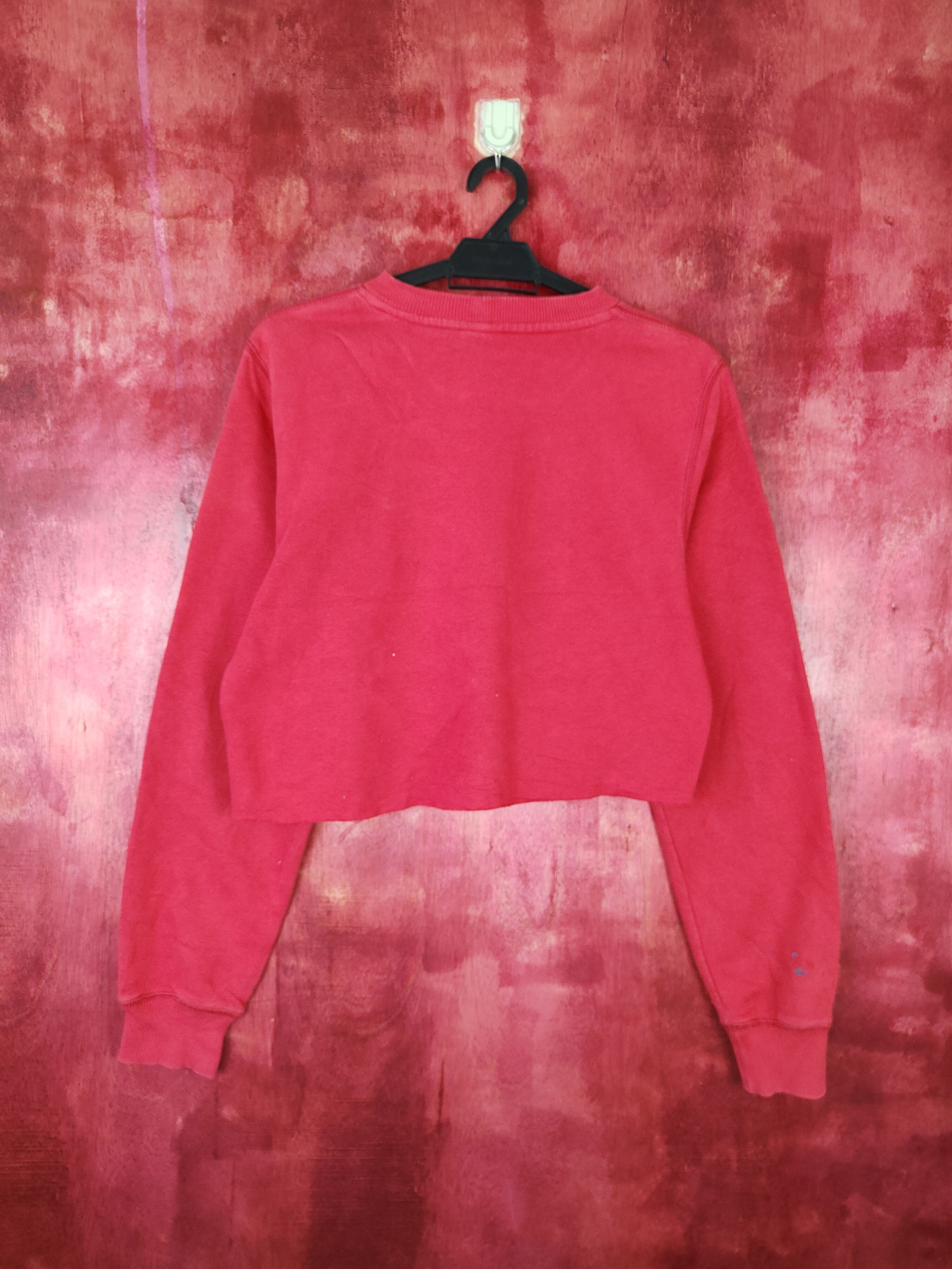 Nike Nike custom to crop top Red Sweater sweatshirt #4903 Size M / US 6-8 / IT 42-44 - 5 Thumbnail