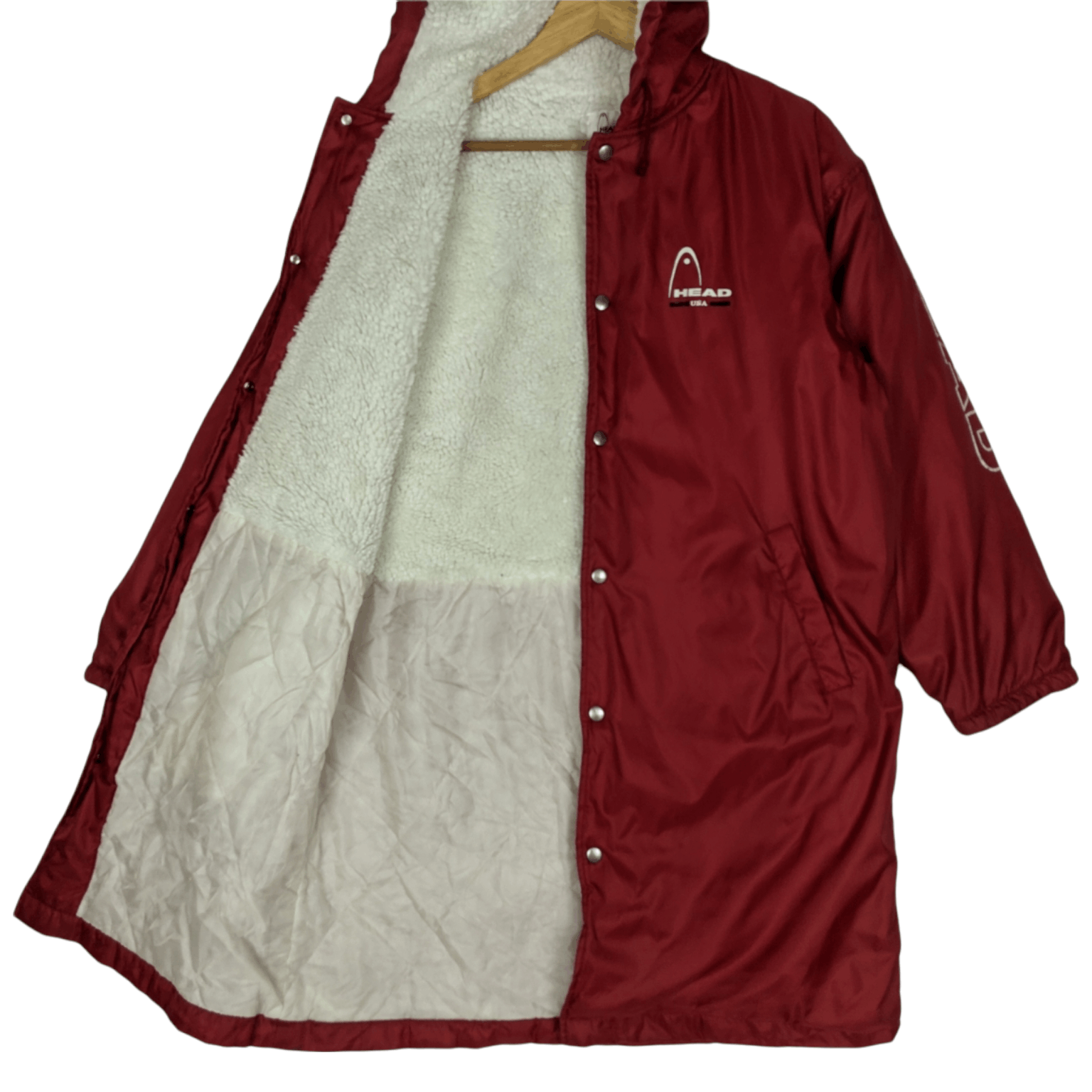 American Apparel HEAD Big Logo Raincoat Parka Winter Warm Jacket Size US S / EU 44-46 / 1 - 7 Thumbnail