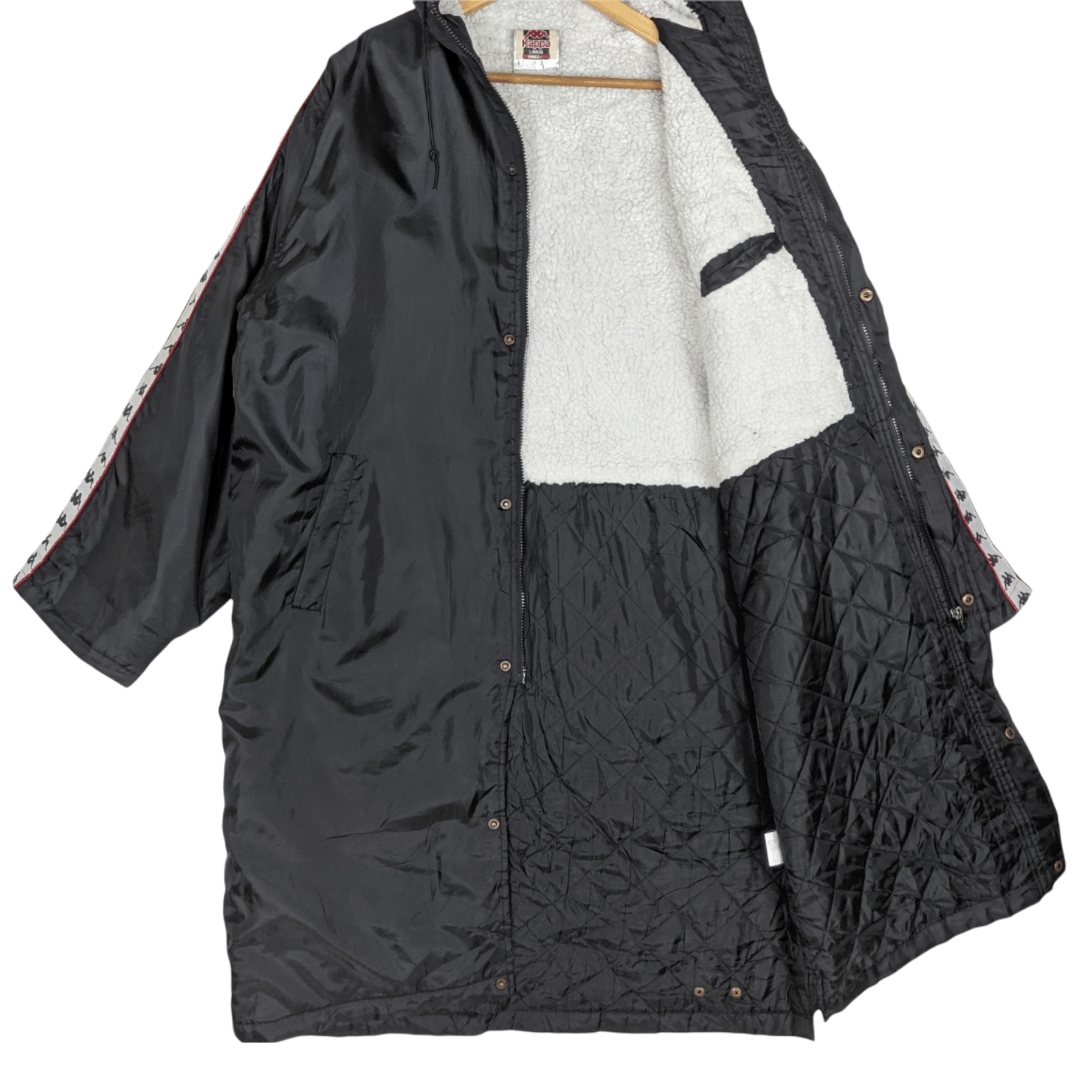 Kappa KAPPA Big Logo Side Tape Raincoat Parka Winter Warm Jacket Size US L / EU 52-54 / 3 - 7 Thumbnail