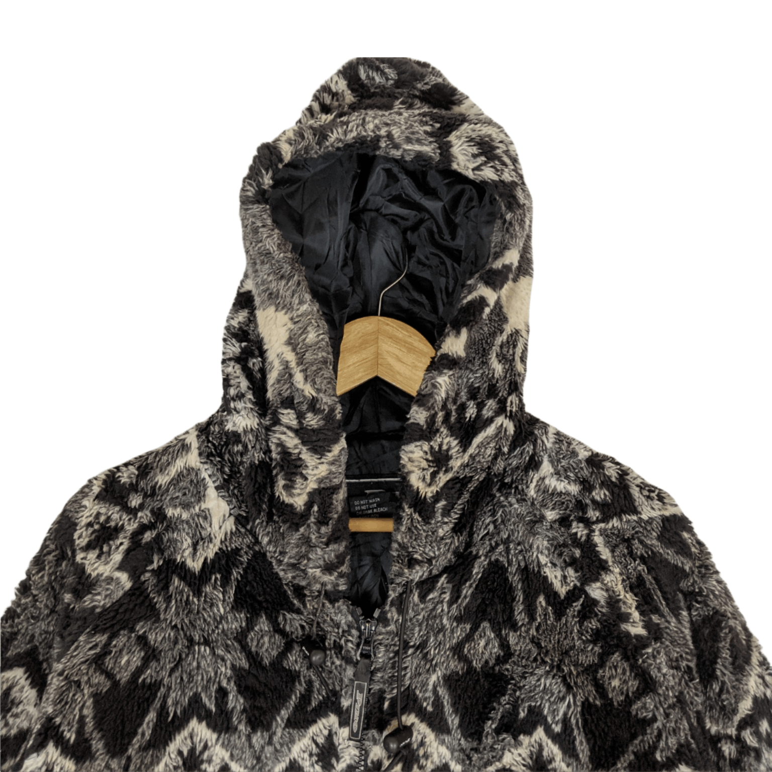 Japanese Brand PIKO Fluffy Sherpa Jacket Hoodie Christmas Thanksgiving Size US L / EU 52-54 / 3 - 2 Thumbnail