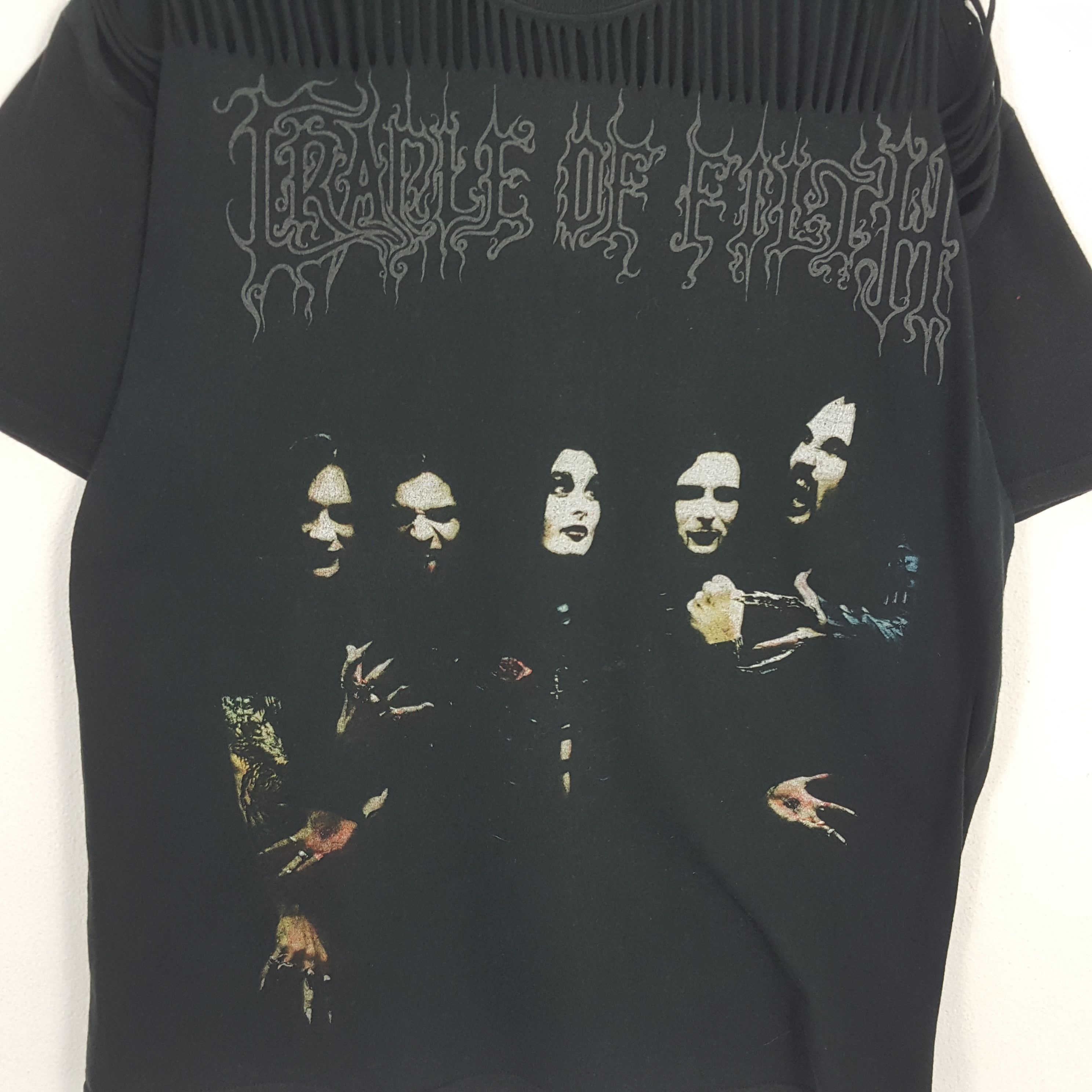 Band Tees × Vintage Vintage CRADLE OF FILTH English Extreme Metal Band T-Shirt Size US L / EU 52-54 / 3 - 2 Thumbnail