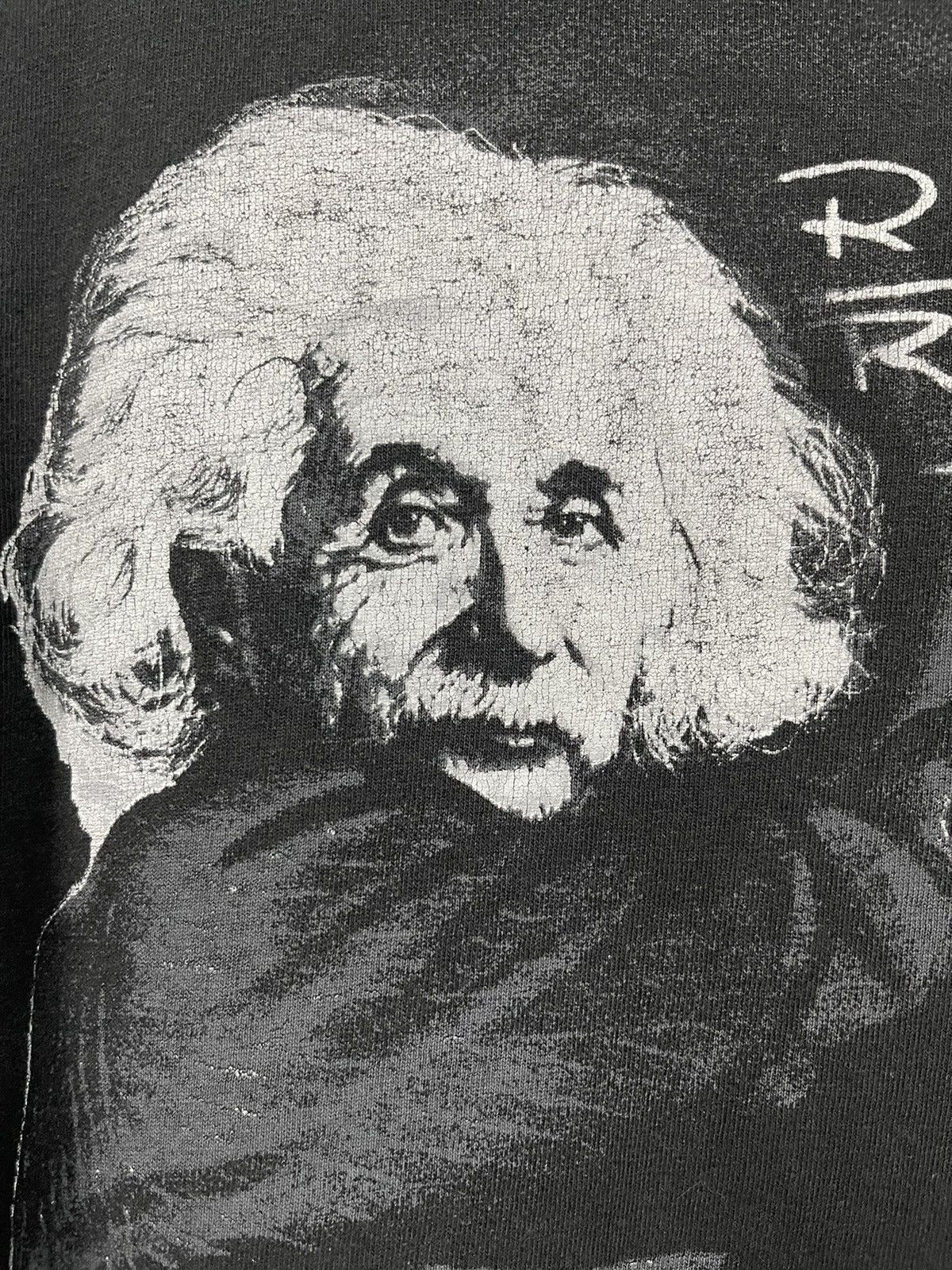 Band Tees × Vintage Vintage 90s Albert Einstein Gibson Faded T Shirt Size US XXL / EU 58 / 5 - 4 Thumbnail