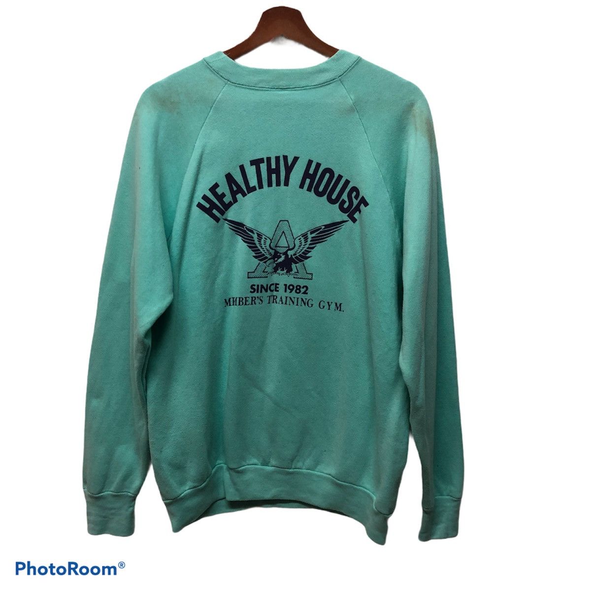 Fruit Of The Loom × Vintage Vintage Healthy House Member Training Sweatshirt Size US M / EU 48-50 / 2 - 2 Thumbnail