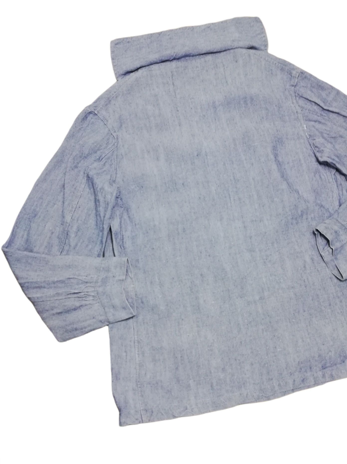 Vintage 🔥1940's WW2 Navy Blue Dress Jumper Uniform Denim Shirt Size US M / EU 48-50 / 2 - 17 Thumbnail
