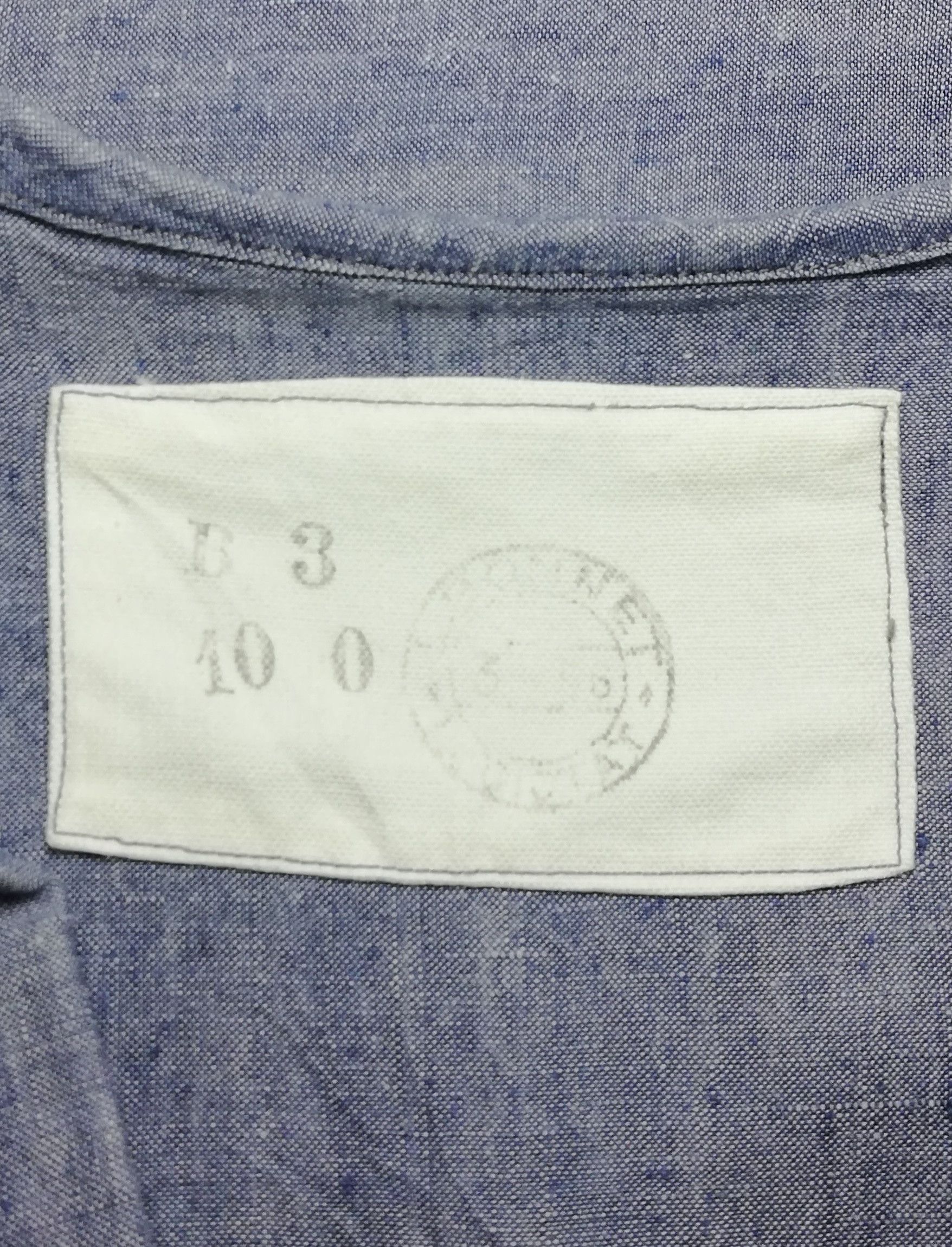 Vintage 🔥1940's WW2 Navy Blue Dress Jumper Uniform Denim Shirt Size US M / EU 48-50 / 2 - 11 Thumbnail