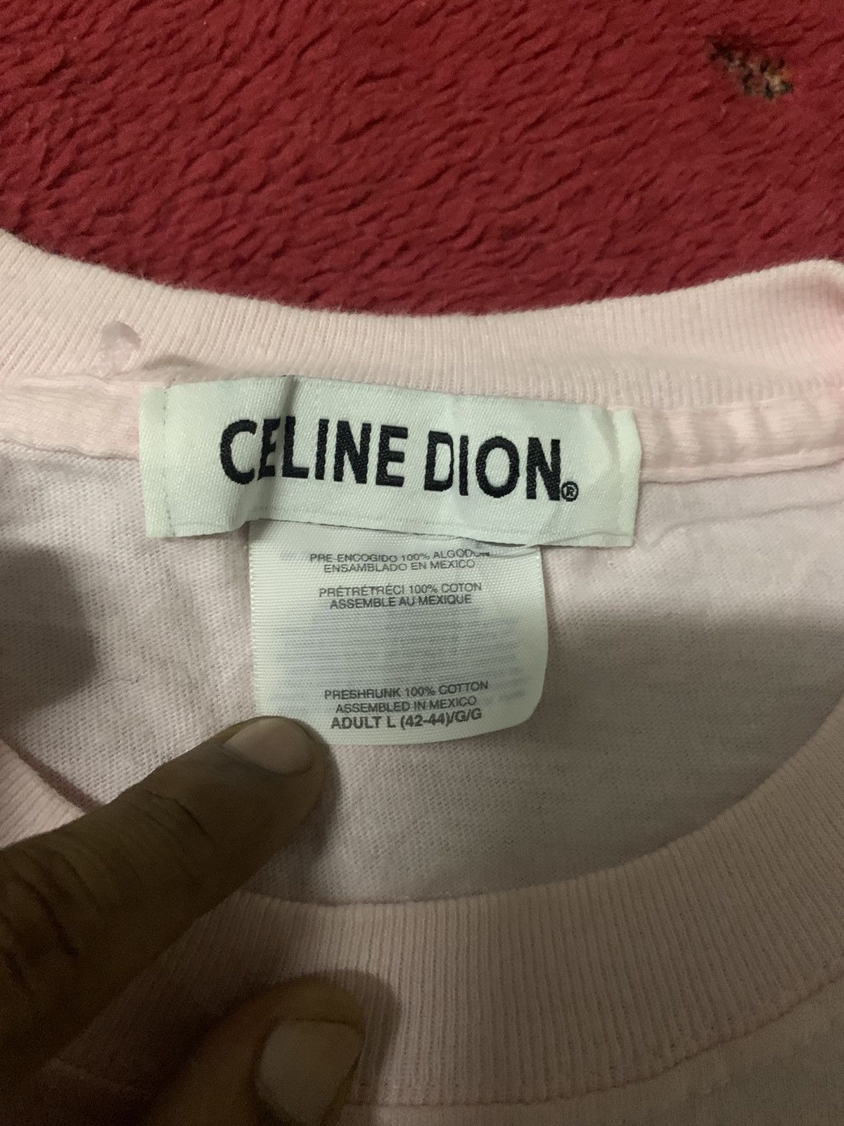 Band Tees × Vintage Vintage celine dion tees Size US L / EU 52-54 / 3 - 4 Thumbnail