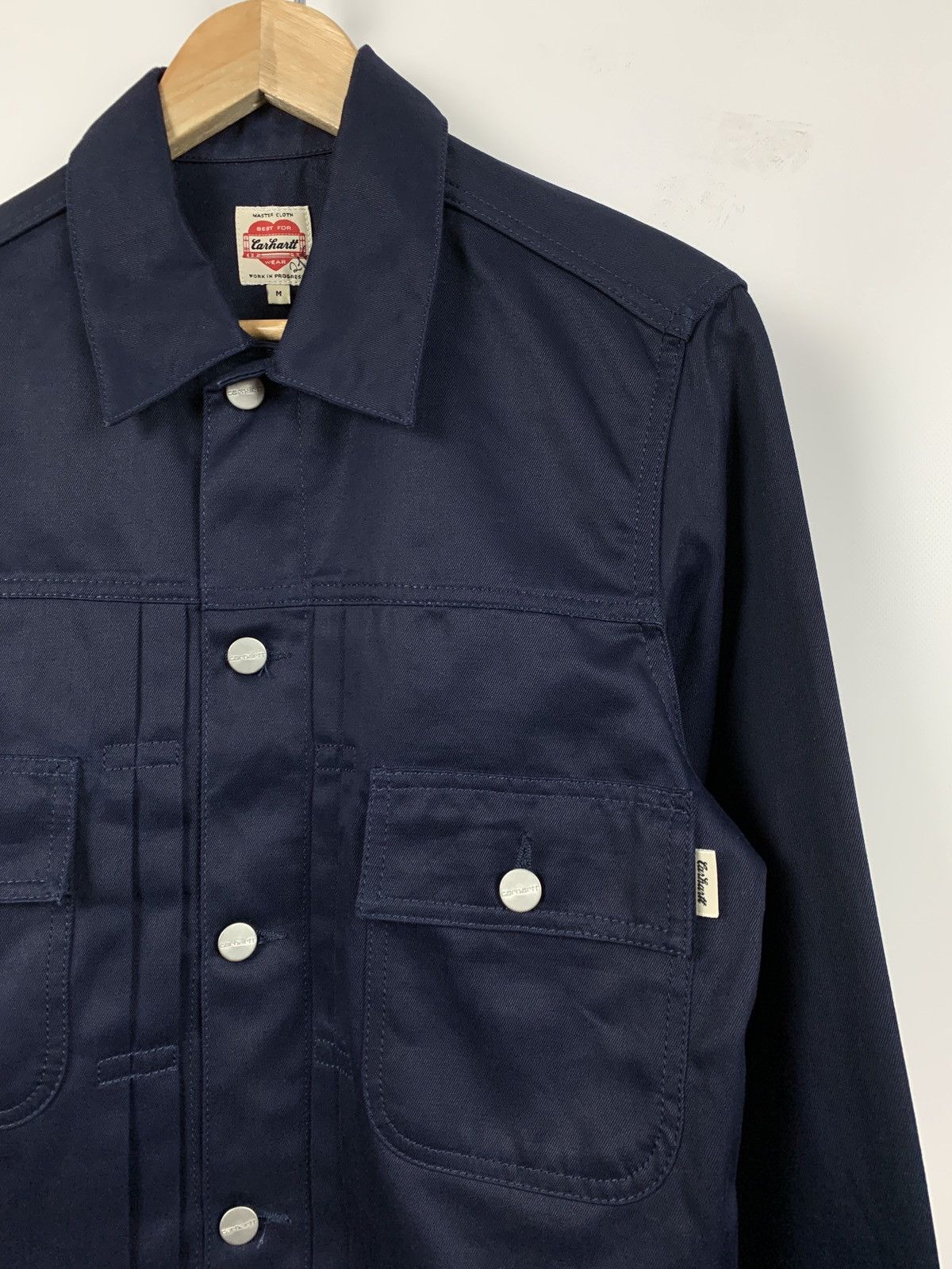 Carhartt Vintage Carhartt Station Navy Blue Button Jacket Size US S / EU 44-46 / 1 - 6 Thumbnail