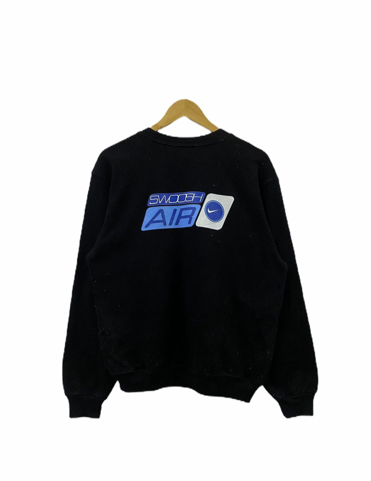 Nike × Vintage Vtg!Nike Swoosh Air Big Logo Sweatshirt Crewneck Size US M / EU 48-50 / 2 - 1 Thumbnail