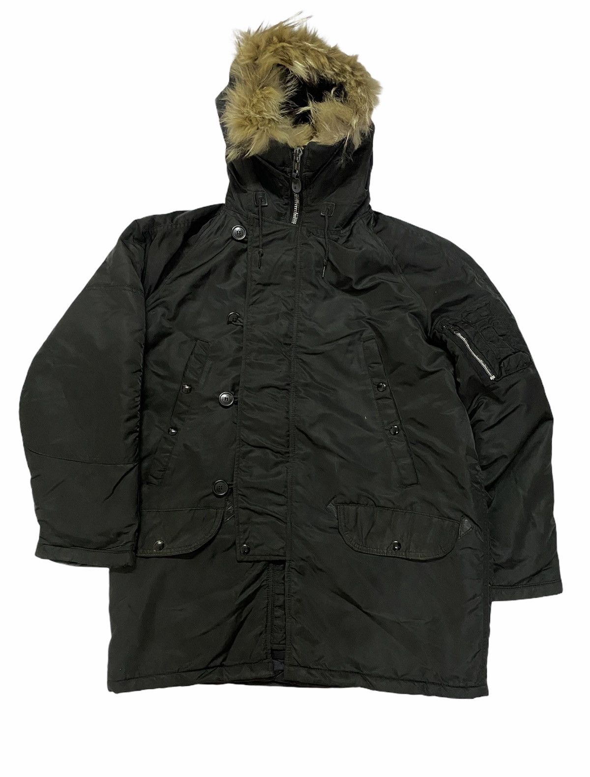 image of Golden Goose x I Spiewak And Sons VTG 80’S I.spiewak And Sons X Golden Type N-3B Fleece Parka in Bl