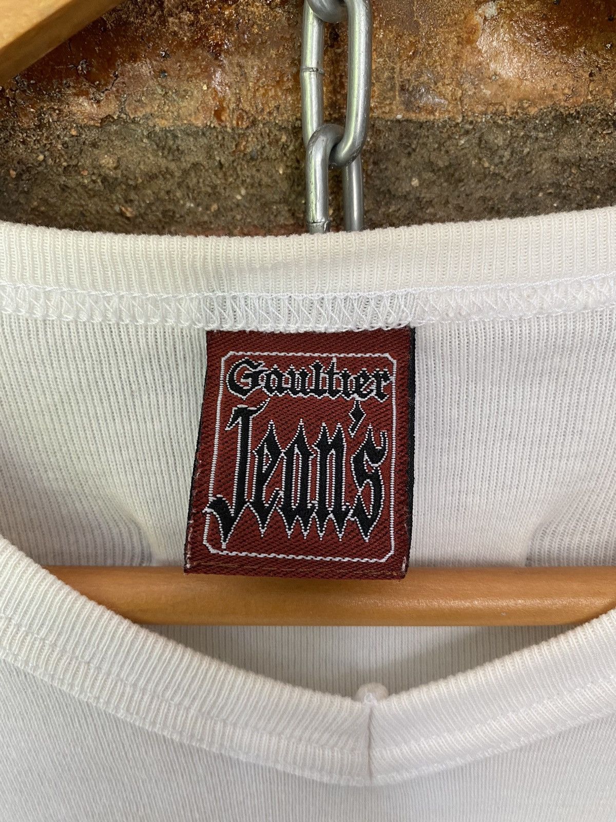 Jean Paul Gaultier 90s JESUS thunder tee Size US M / EU 48-50 / 2 - 8 Thumbnail