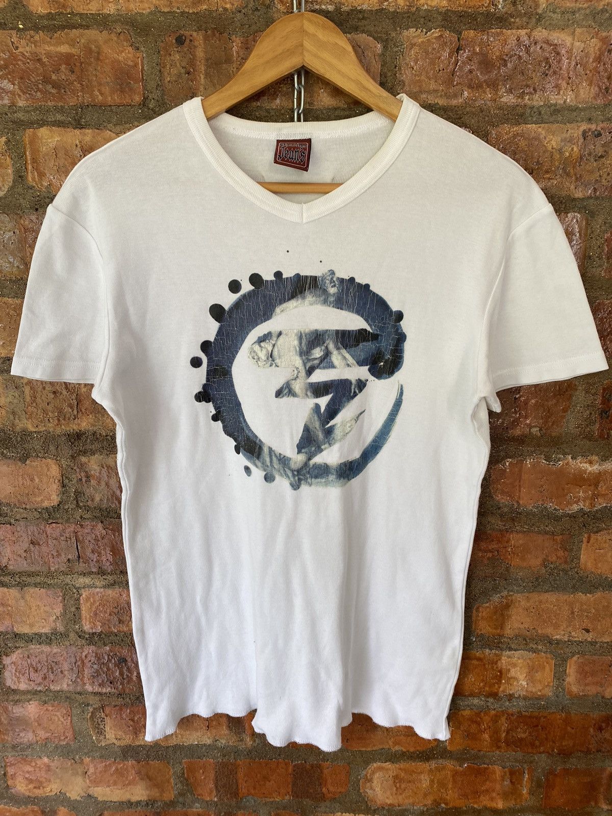 Jean Paul Gaultier 90s JESUS thunder tee Size US M / EU 48-50 / 2 - 3 Thumbnail