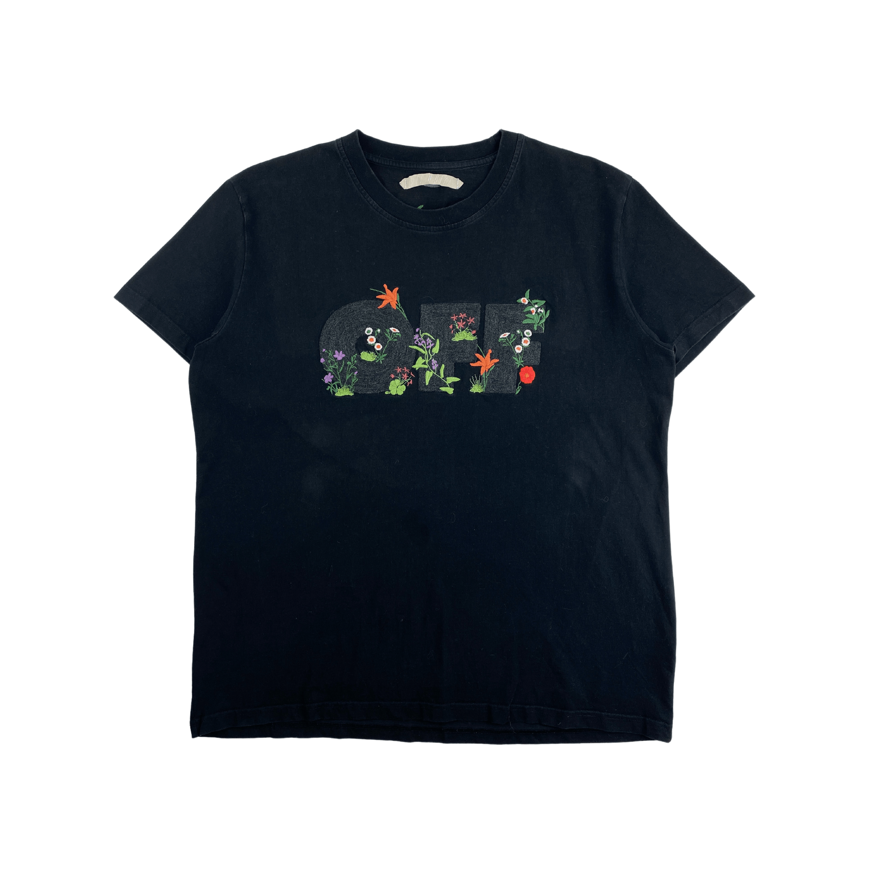 Off-White Off-White Embroidered Nature T-Shirt Size US L / EU 52-54 / 3 - 2 Thumbnail