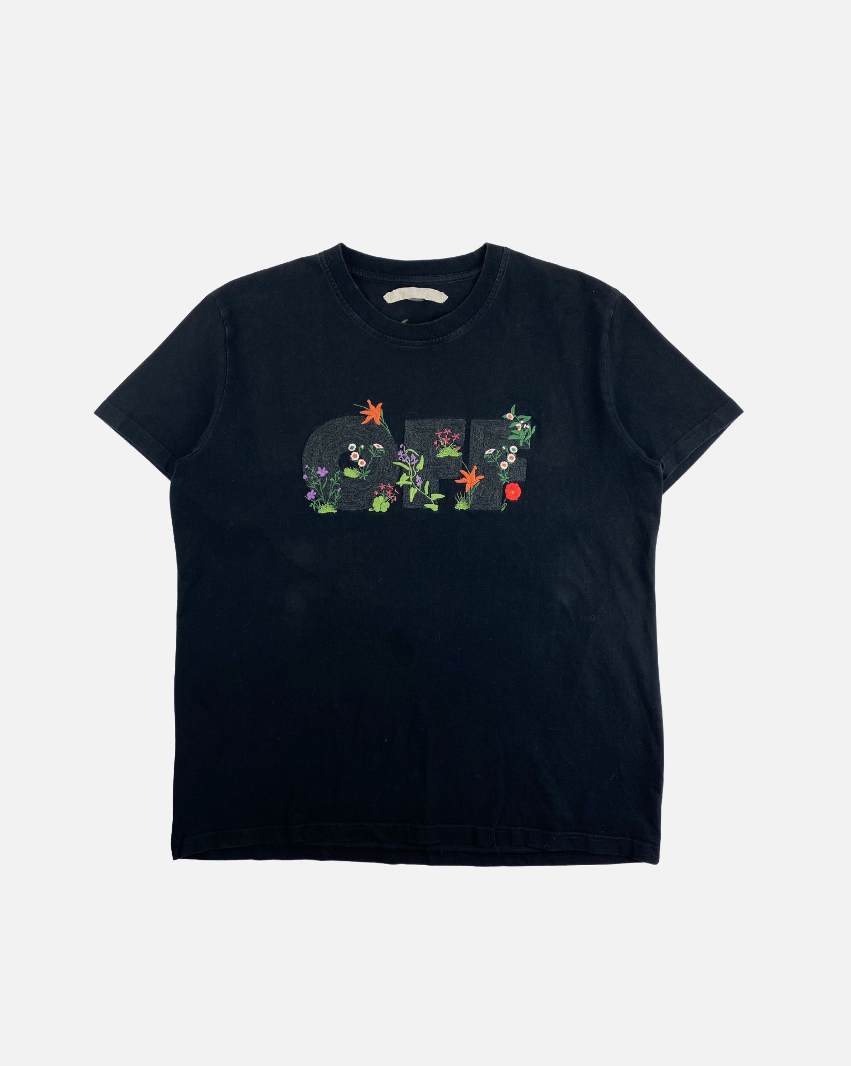 Off-White Off-White Embroidered Nature T-Shirt Size US L / EU 52-54 / 3 - 1 Thumbnail