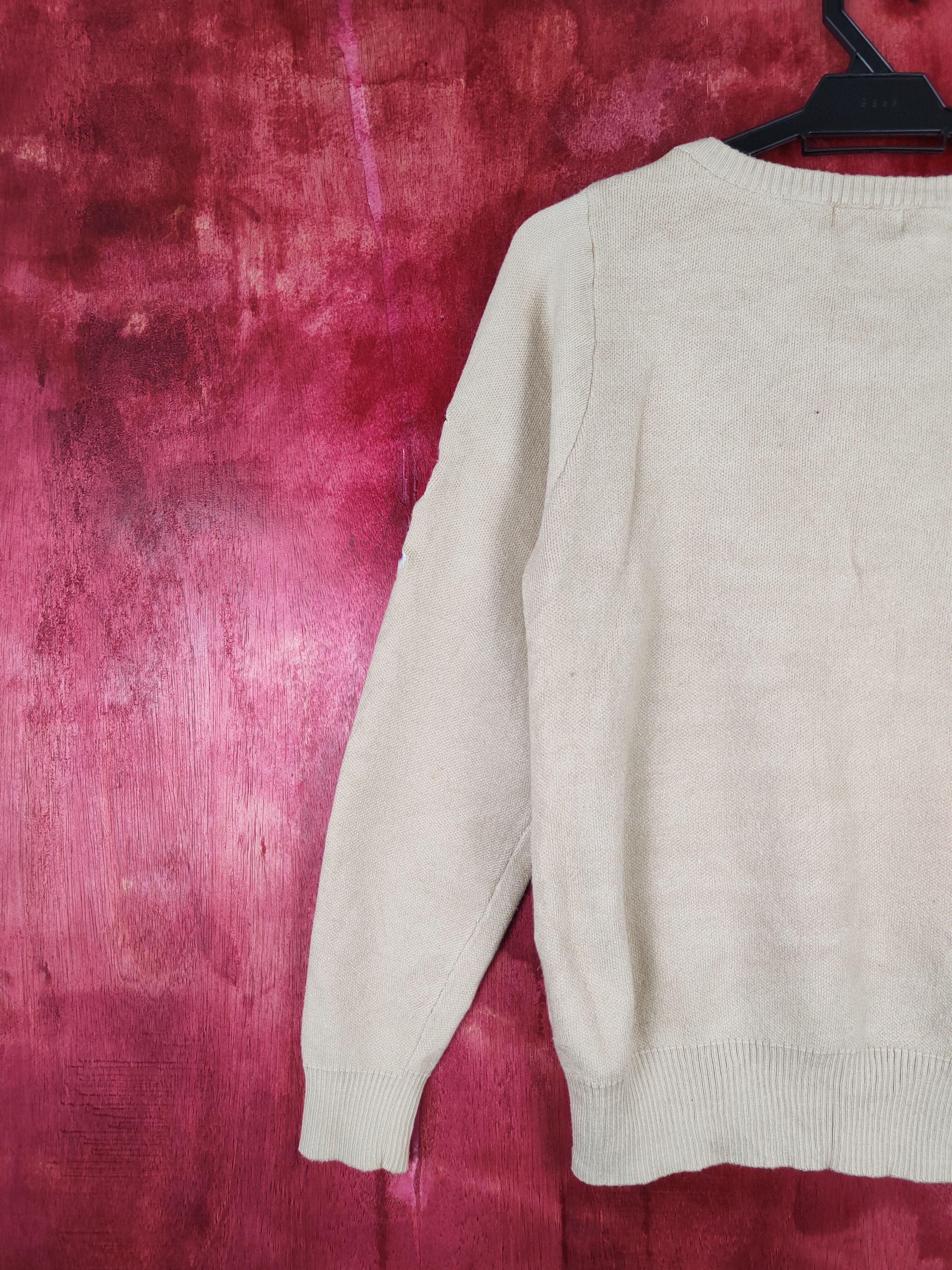 Homespun Knitwear × Japanese Brand Evris flower art sweatshirt Brown Flower Knitwear #5268 Size S / US 4 / IT 40 - 6 Thumbnail