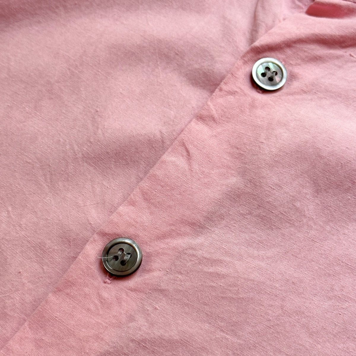 Yohji Yamamoto 2000’s Yohji Yamamoto pink button up Size US L / EU 52-54 / 3 - 3 Thumbnail