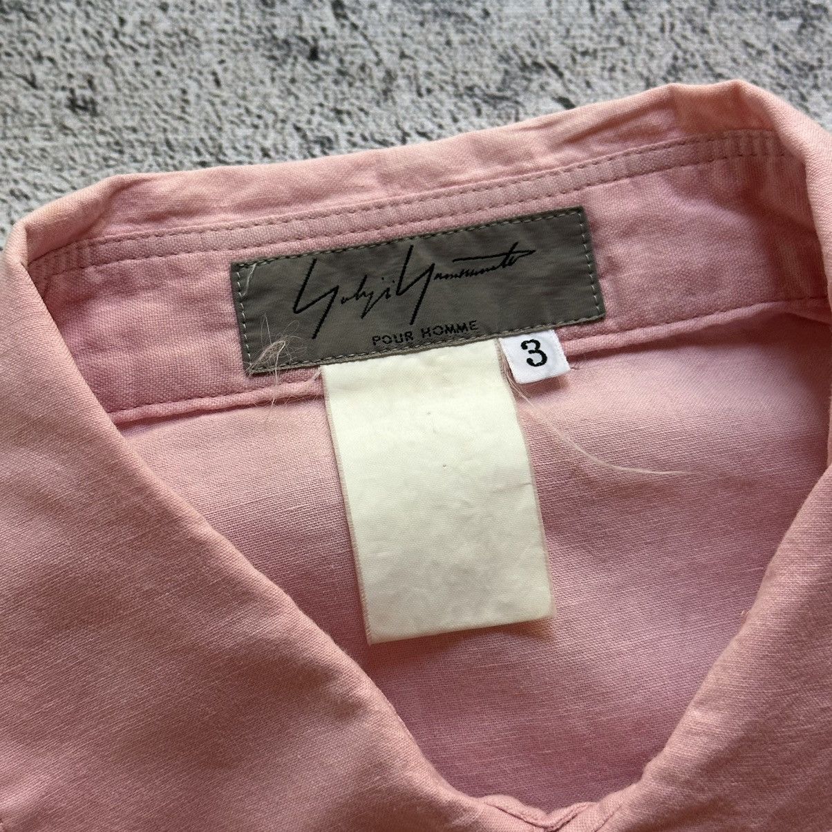 Yohji Yamamoto 2000’s Yohji Yamamoto pink button up Size US L / EU 52-54 / 3 - 4 Thumbnail