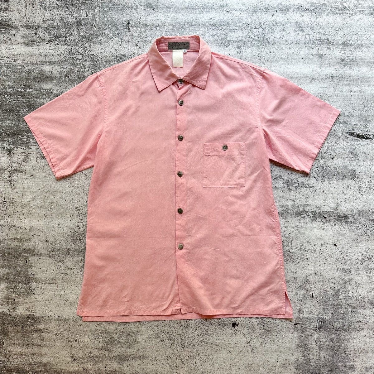 Yohji Yamamoto 2000’s Yohji Yamamoto pink button up Size US L / EU 52-54 / 3 - 1 Thumbnail