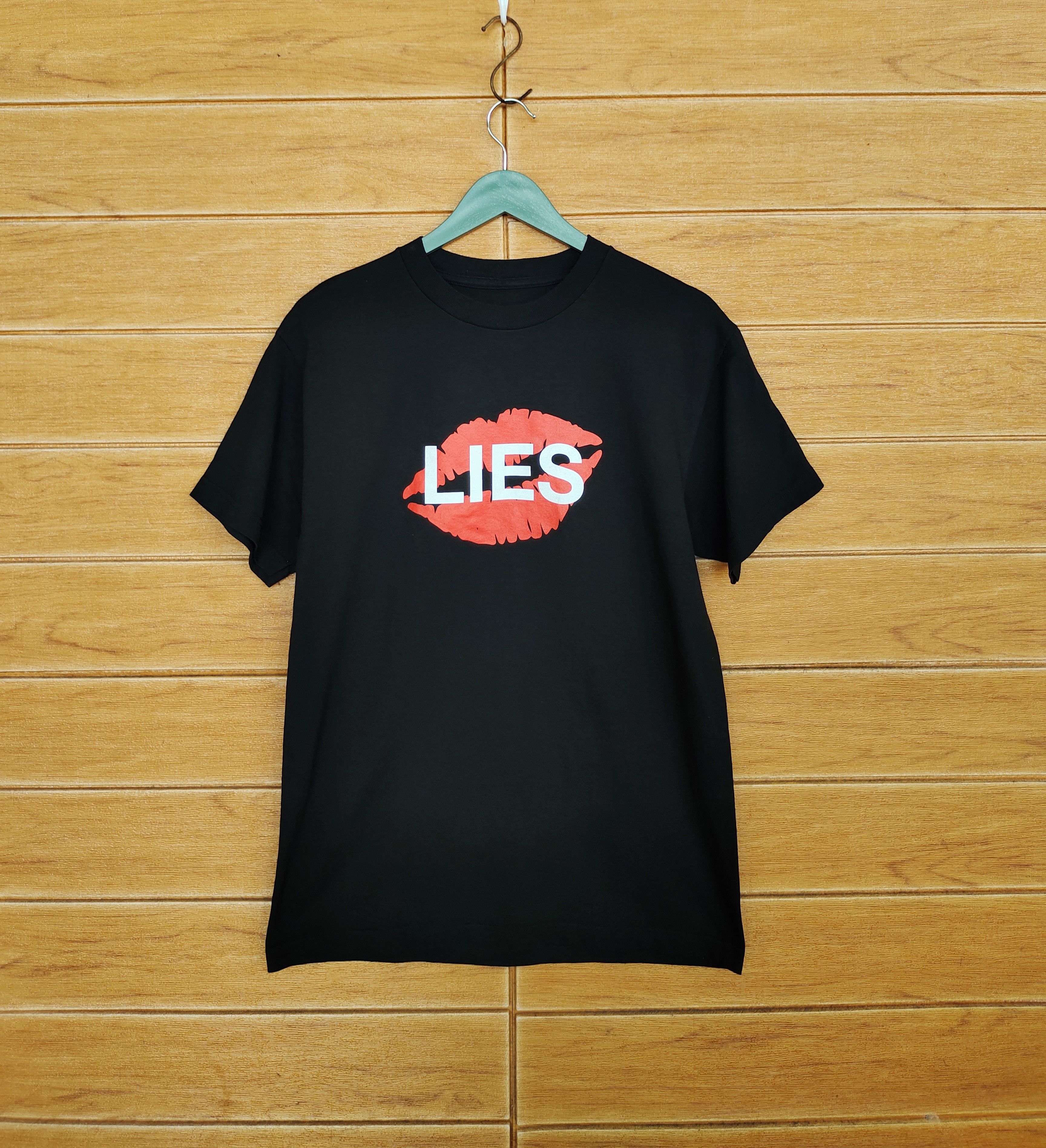 Anti Social Social Club FW2018 ASSC "LIES" Black T-Shirt Size US M / EU 48-50 / 2 - 3 Thumbnail