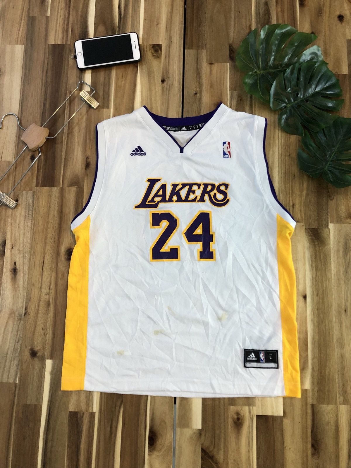 Adidas TA3 Lakers Kobe Bryant #24 Jersey Size US L / EU 52-54 / 3 - 1 Thumbnail