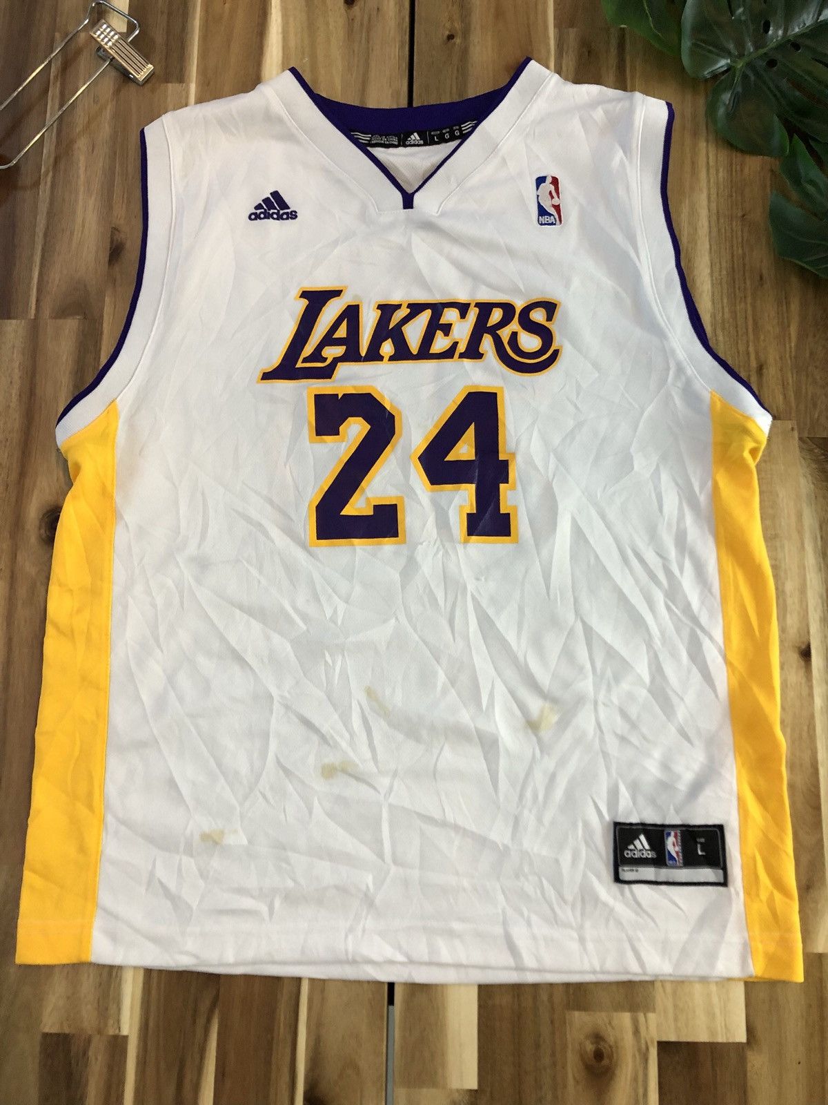 Adidas TA3 Lakers Kobe Bryant #24 Jersey Size US L / EU 52-54 / 3 - 3 Thumbnail