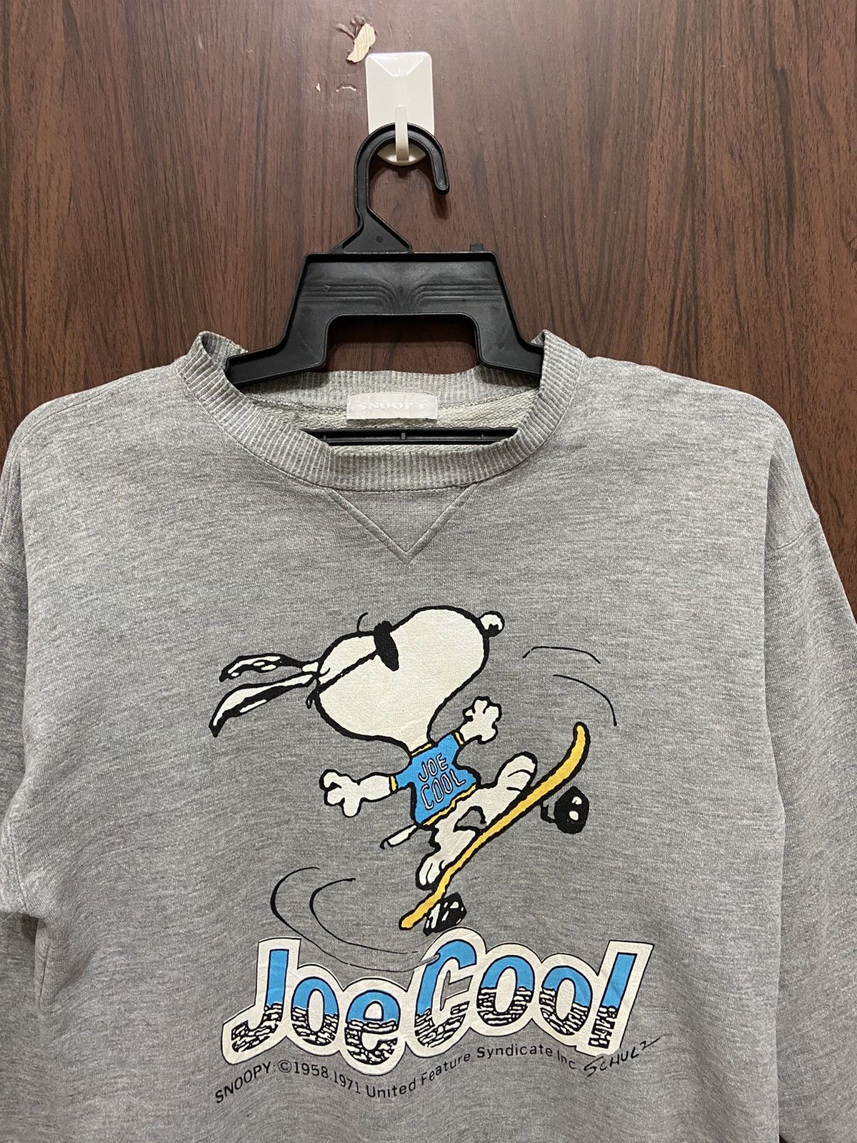 Peanuts Vintage Snoopy sweatshirt Joe Cool skateboard fit M Size US M / EU 48-50 / 2 - 3 Thumbnail