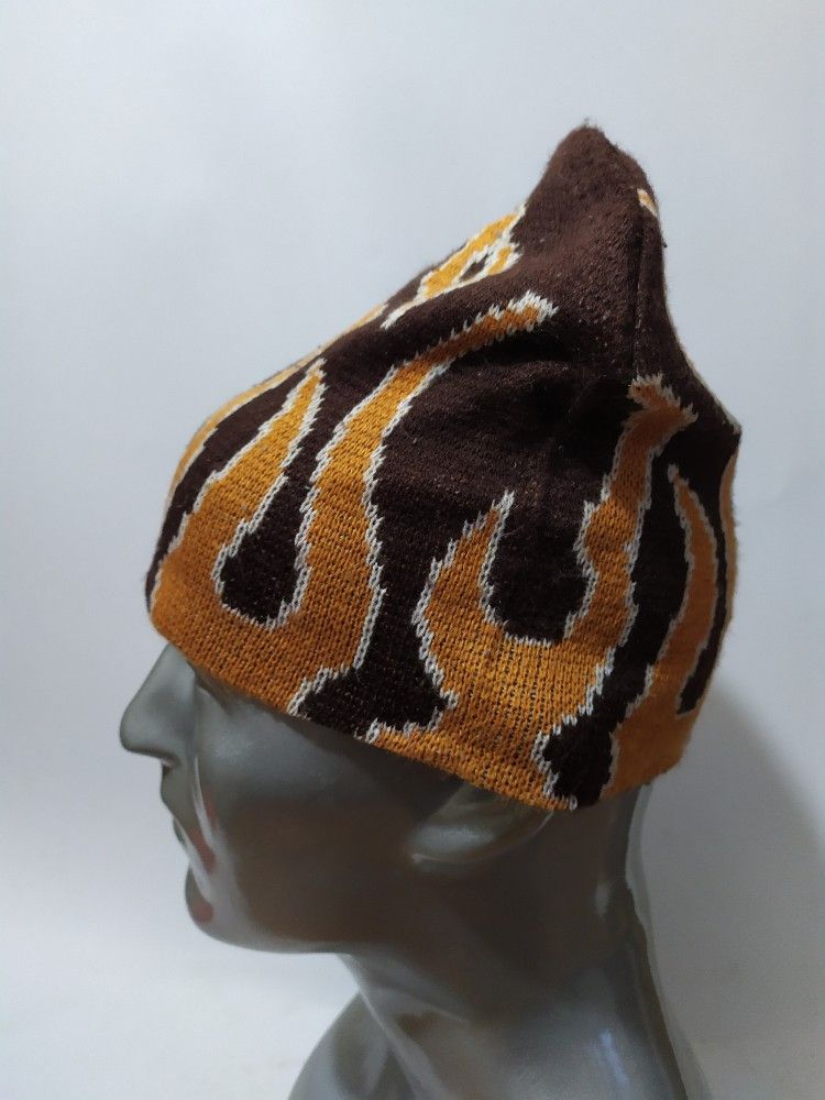 Other 🔥Nice Design Flame Beanie Size ONE SIZE - 3 Thumbnail