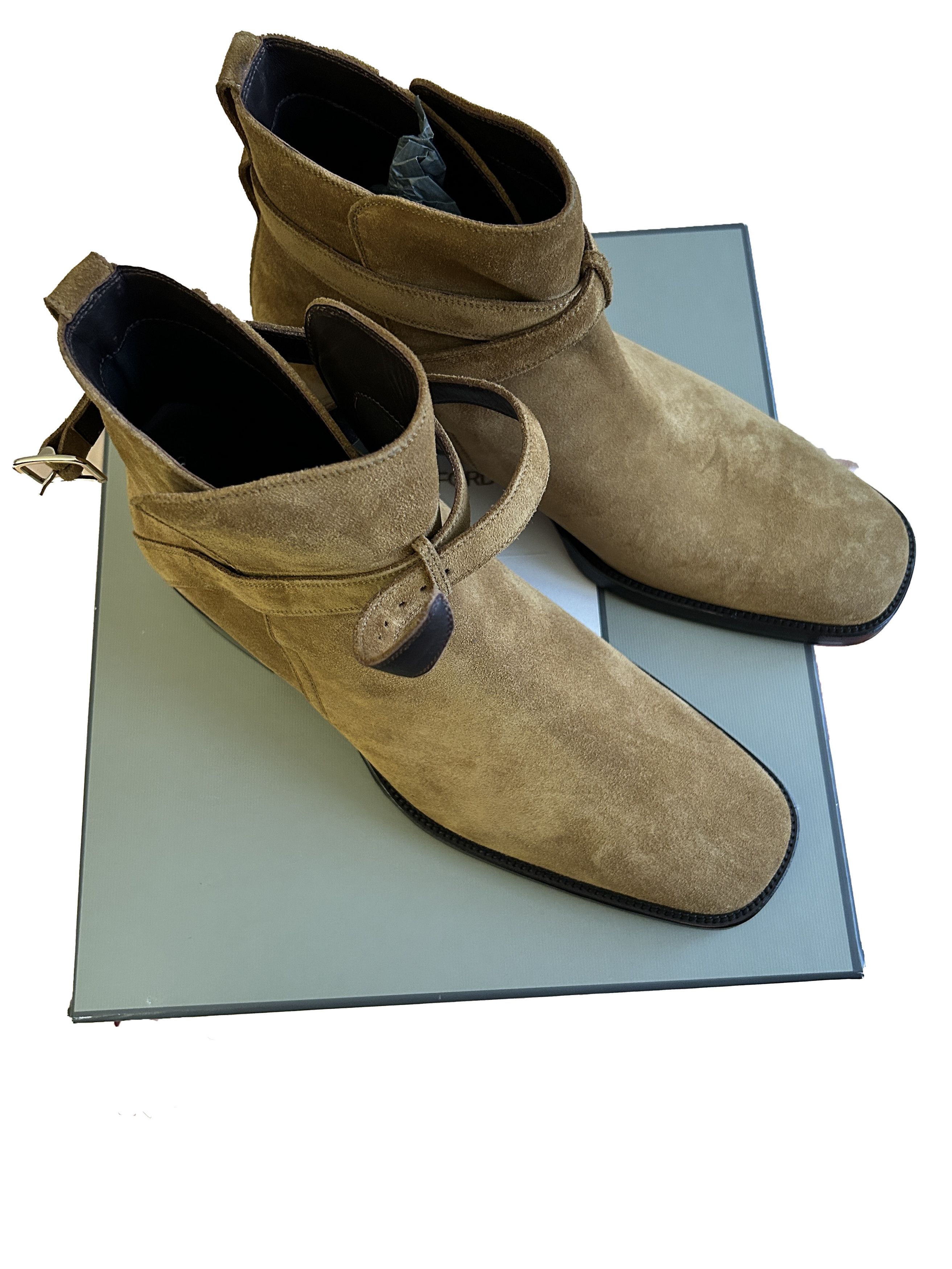 Tom Ford Tom Ford brown suede boots Rochester buckle Size US 9 / EU 42 - 4 Thumbnail