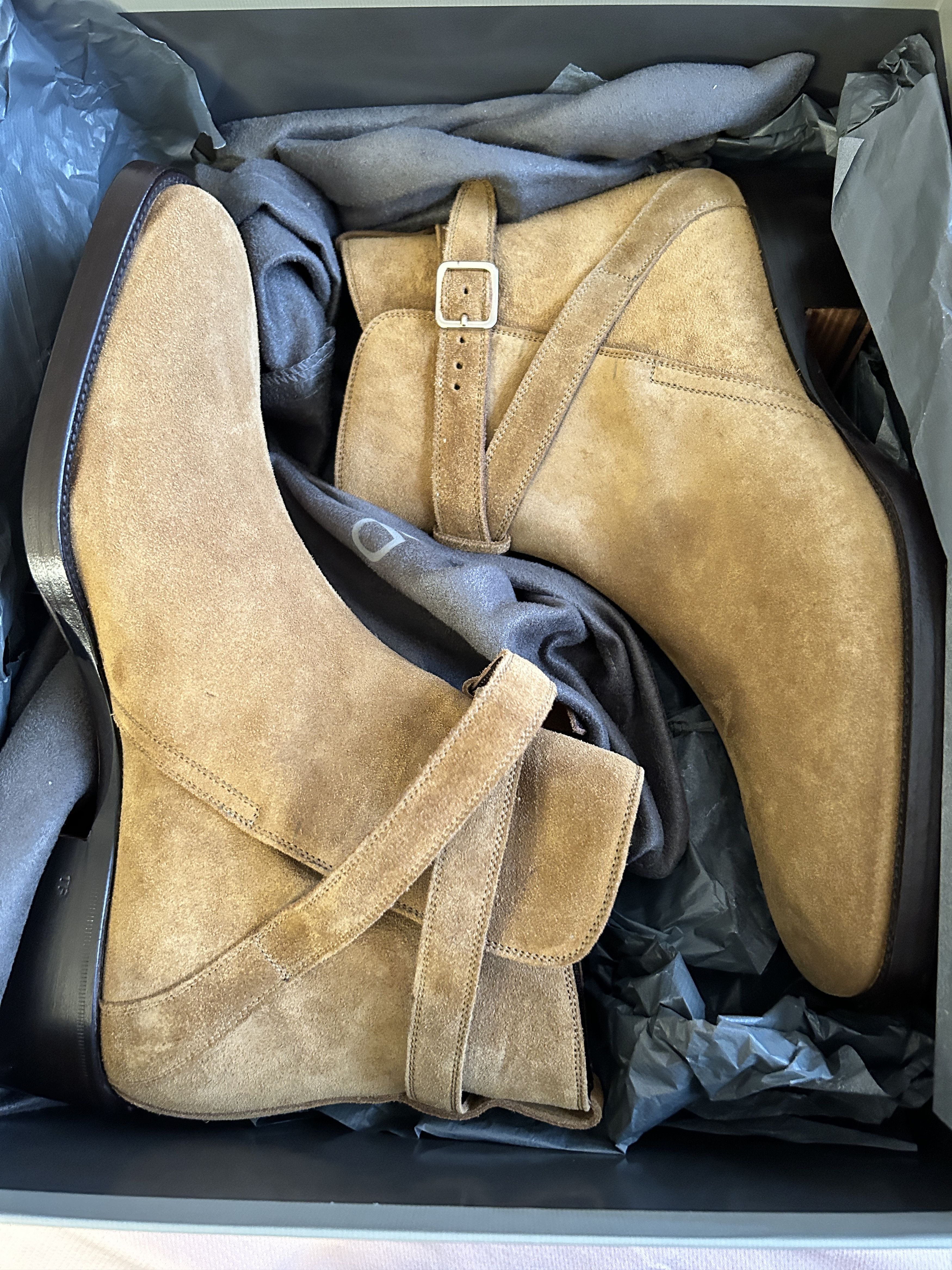 Tom Ford Tom Ford brown suede boots Rochester buckle Size US 9 / EU 42 - 7 Thumbnail