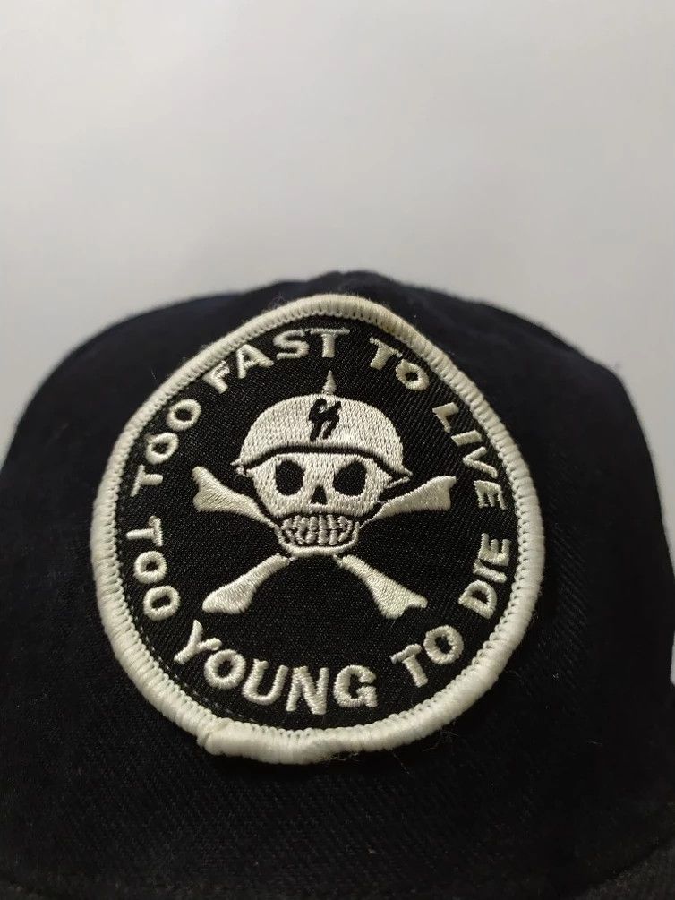 Japanese Brand 🔥Bratson Skull Hats Too Fast To Live Too Young To Die Size ONE SIZE - 2 Thumbnail