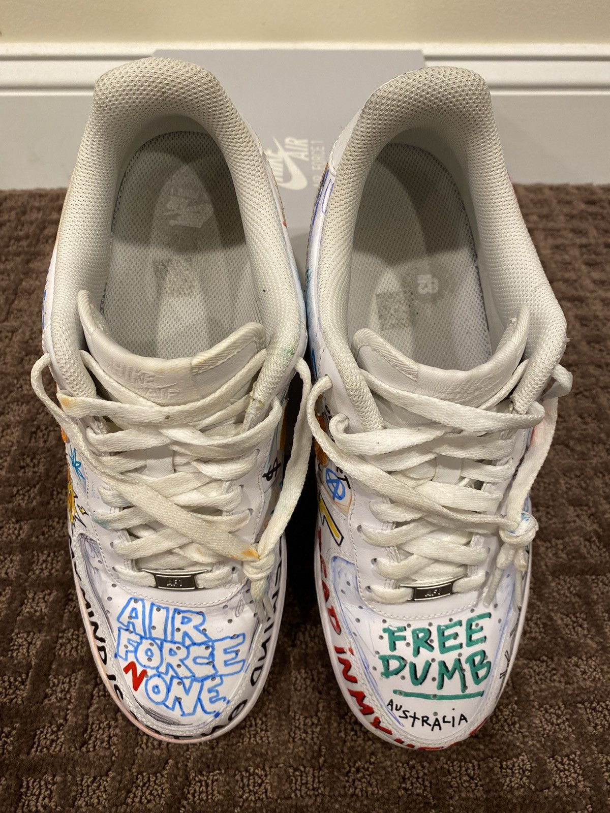 Vlone Vlone x Pauly x Nike Air Force 1 Low “Mase” Size US 10 / EU 43 - 19 Thumbnail