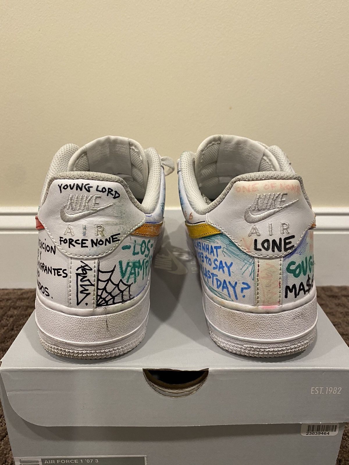 Vlone Vlone x Pauly x Nike Air Force 1 Low “Mase” Size US 10 / EU 43 - 7 Thumbnail