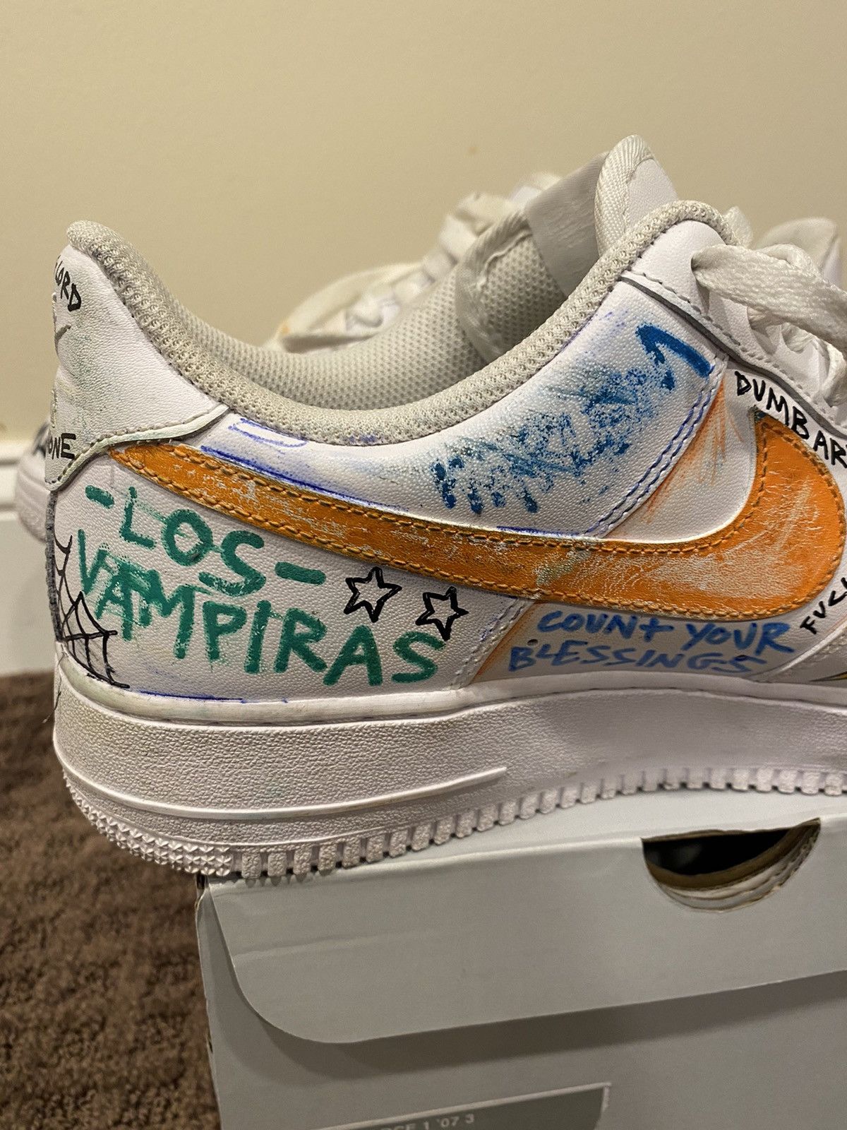 Vlone Vlone x Pauly x Nike Air Force 1 Low “Mase” Size US 10 / EU 43 - 12 Thumbnail