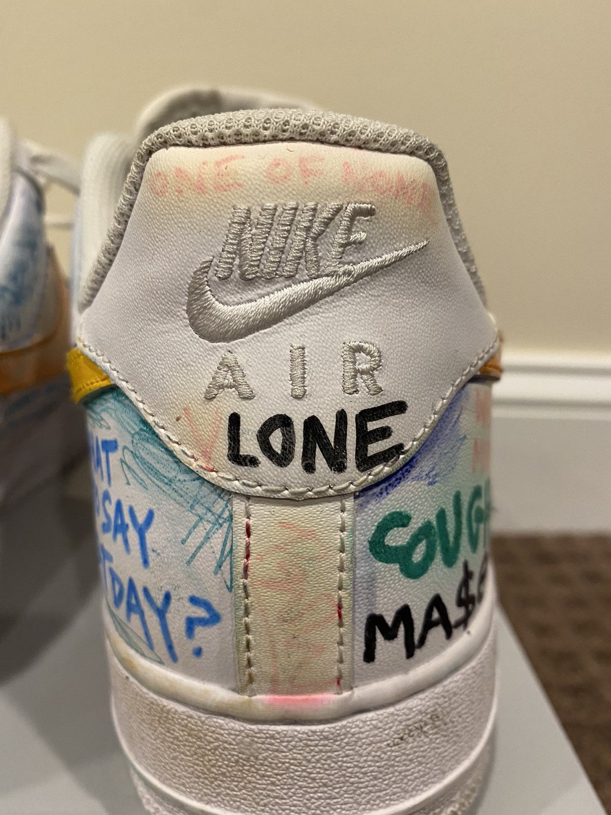 Vlone Vlone x Pauly x Nike Air Force 1 Low “Mase” Size US 10 / EU 43 - 8 Thumbnail