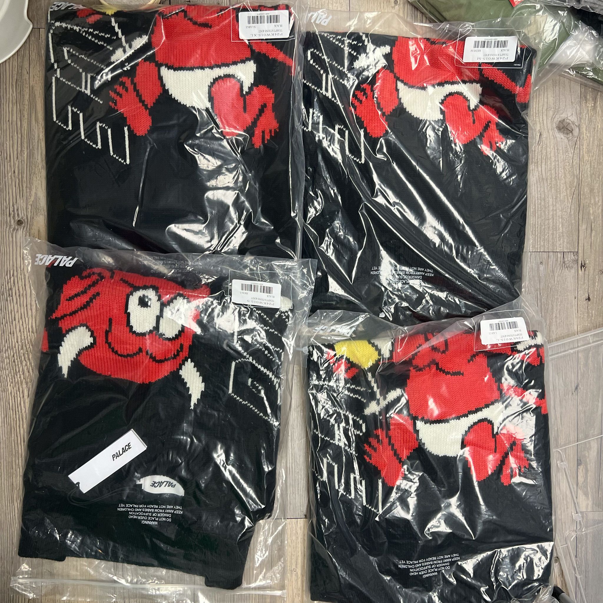 Palace Palace Temptations Knit Black • M | Grailed