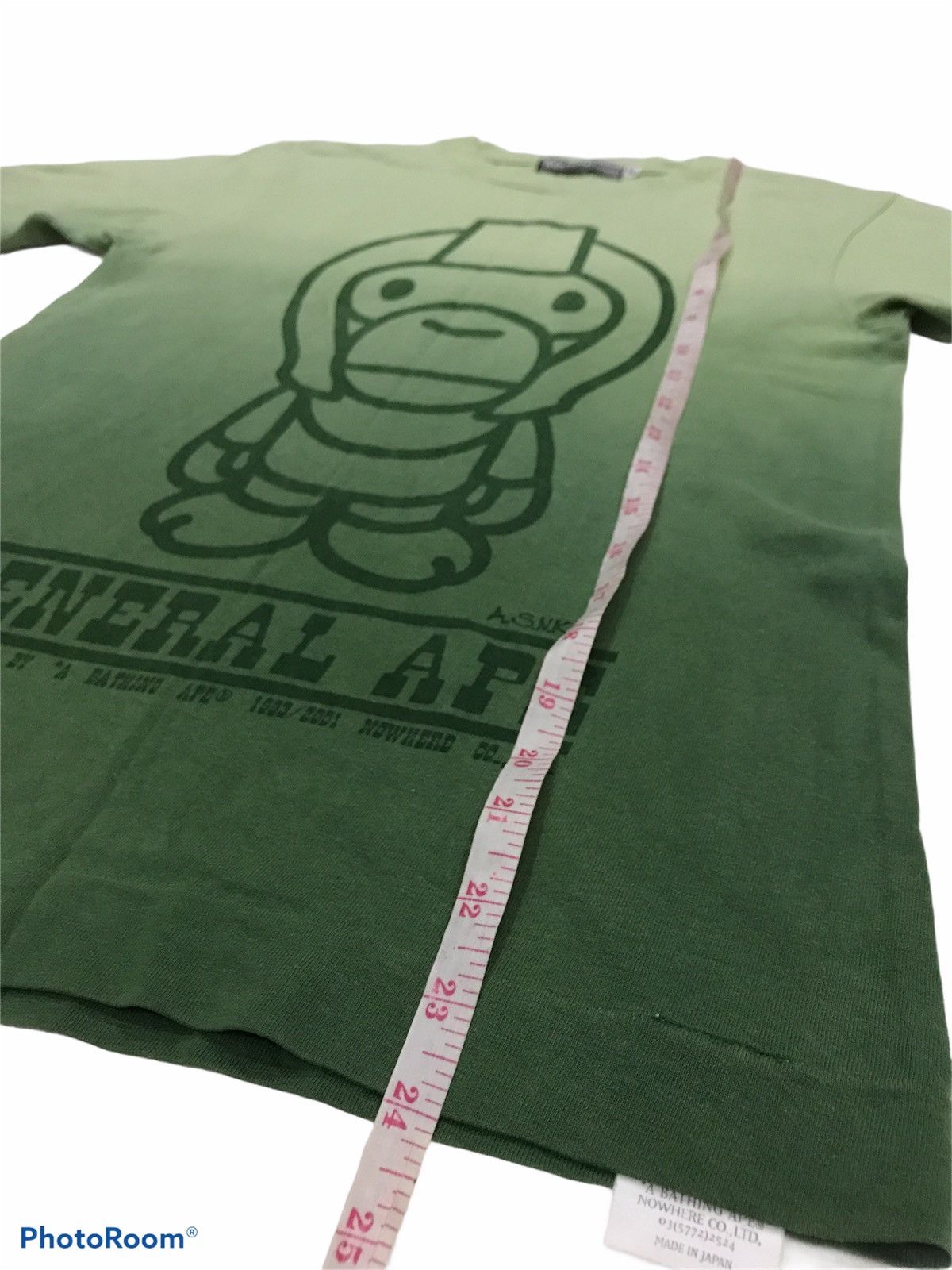 Bape VINTAGE BAPE MADE WITH GENERAL TWO TONE SHIRT A BATHING APE Size US XS / EU 42 / 0 - 7 Thumbnail