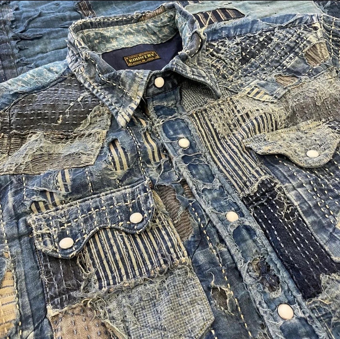 Kapital Kountry Kapital Boro Western Shirt Size US L / EU 52-54 / 3 - 2 Thumbnail
