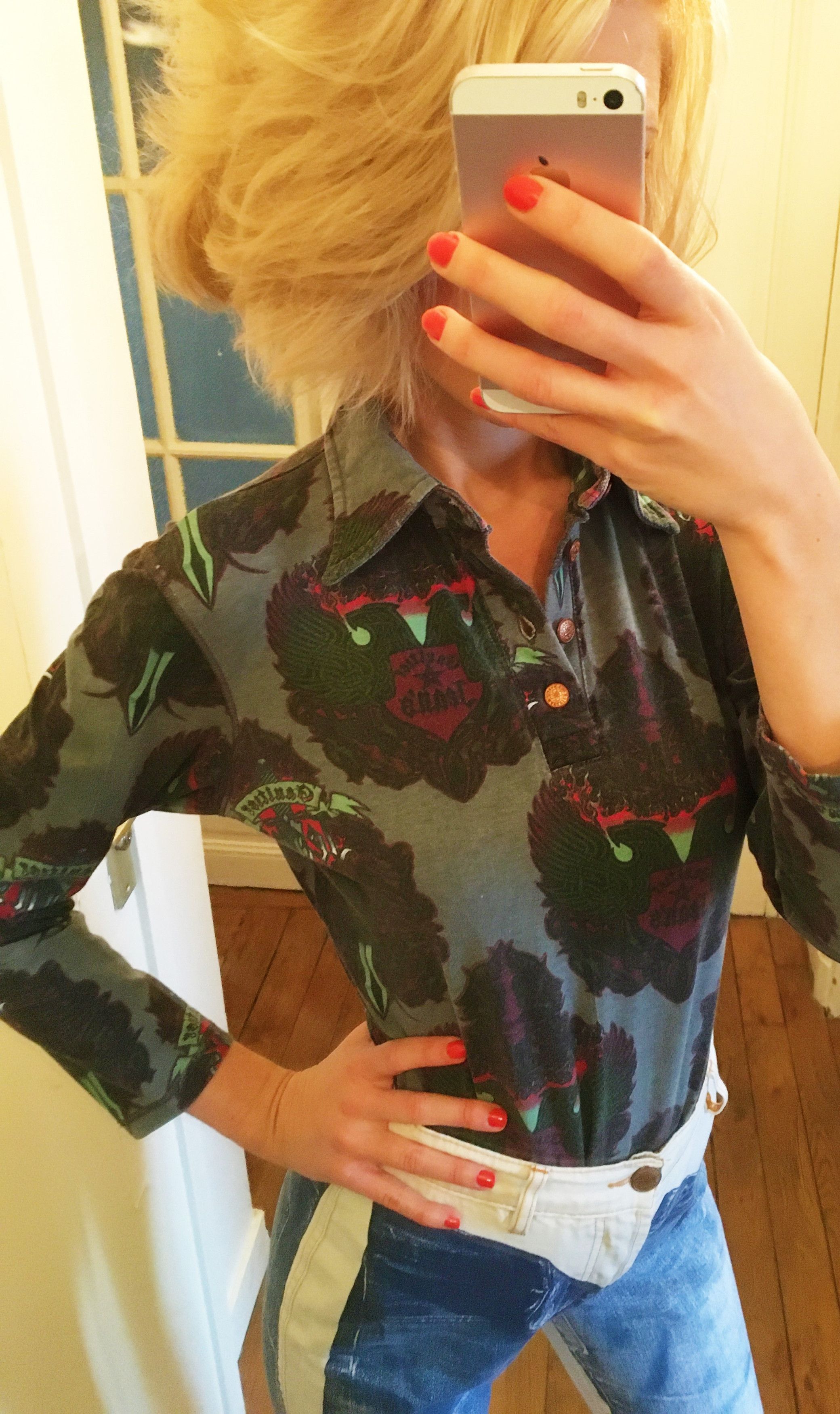 Jean Paul Gaultier Jean Paul Gaultier 90s Vintage Dragon Skull Tattoo Top Tee Size M / US 6-8 / IT 42-44 - 3 Thumbnail