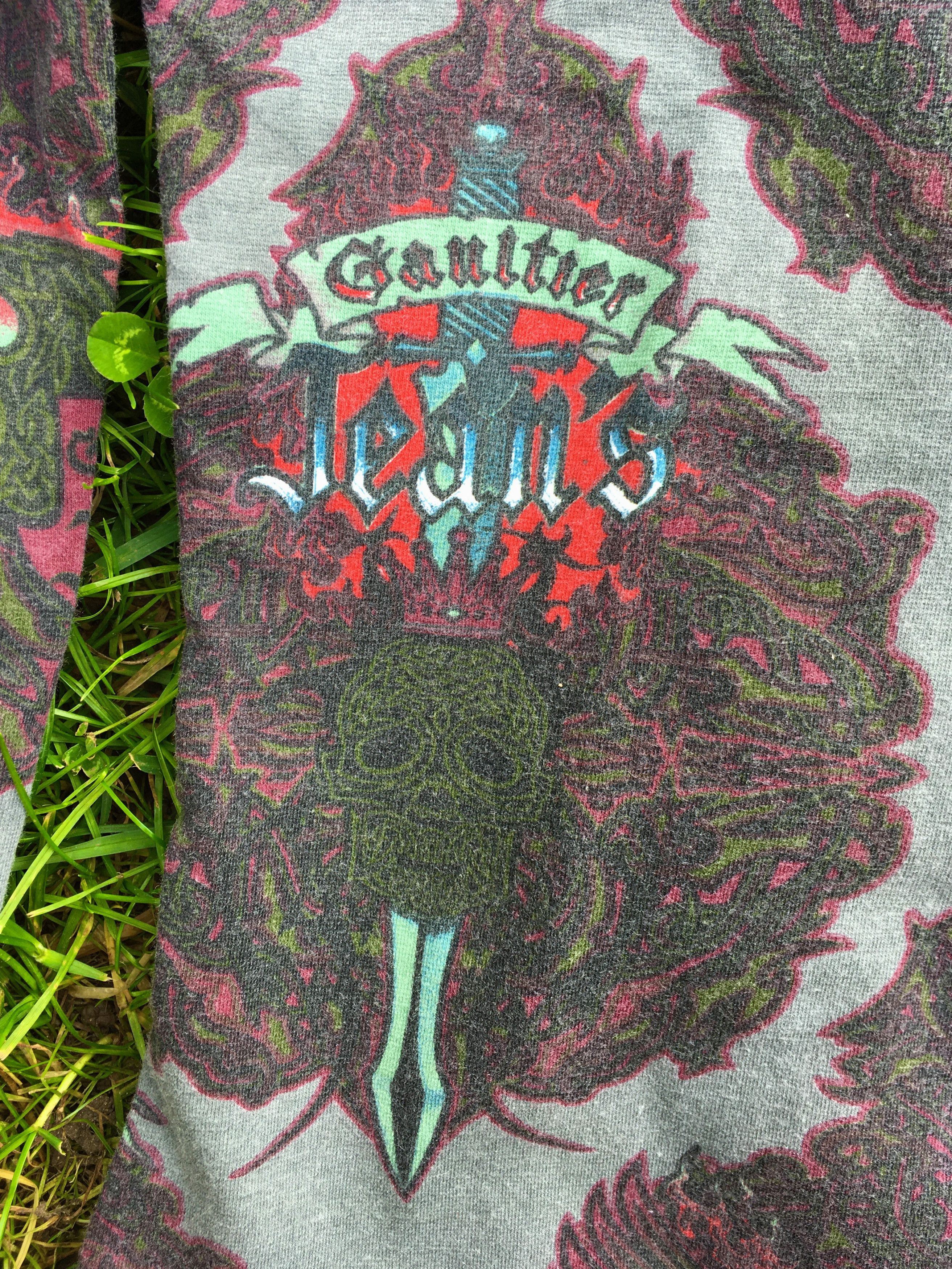 Jean Paul Gaultier Jean Paul Gaultier 90s Vintage Dragon Skull Tattoo Top Tee Size M / US 6-8 / IT 42-44 - 6 Thumbnail