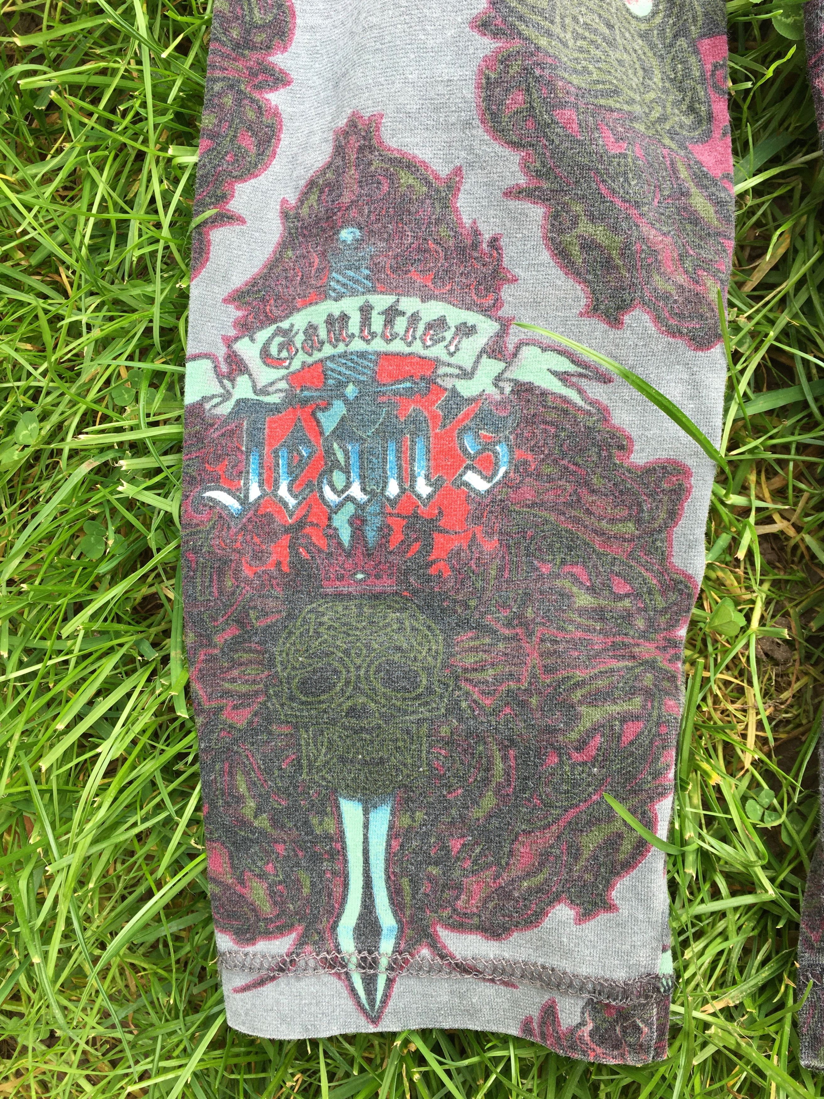 Jean Paul Gaultier Jean Paul Gaultier 90s Vintage Dragon Skull Tattoo Top Tee Size M / US 6-8 / IT 42-44 - 10 Thumbnail