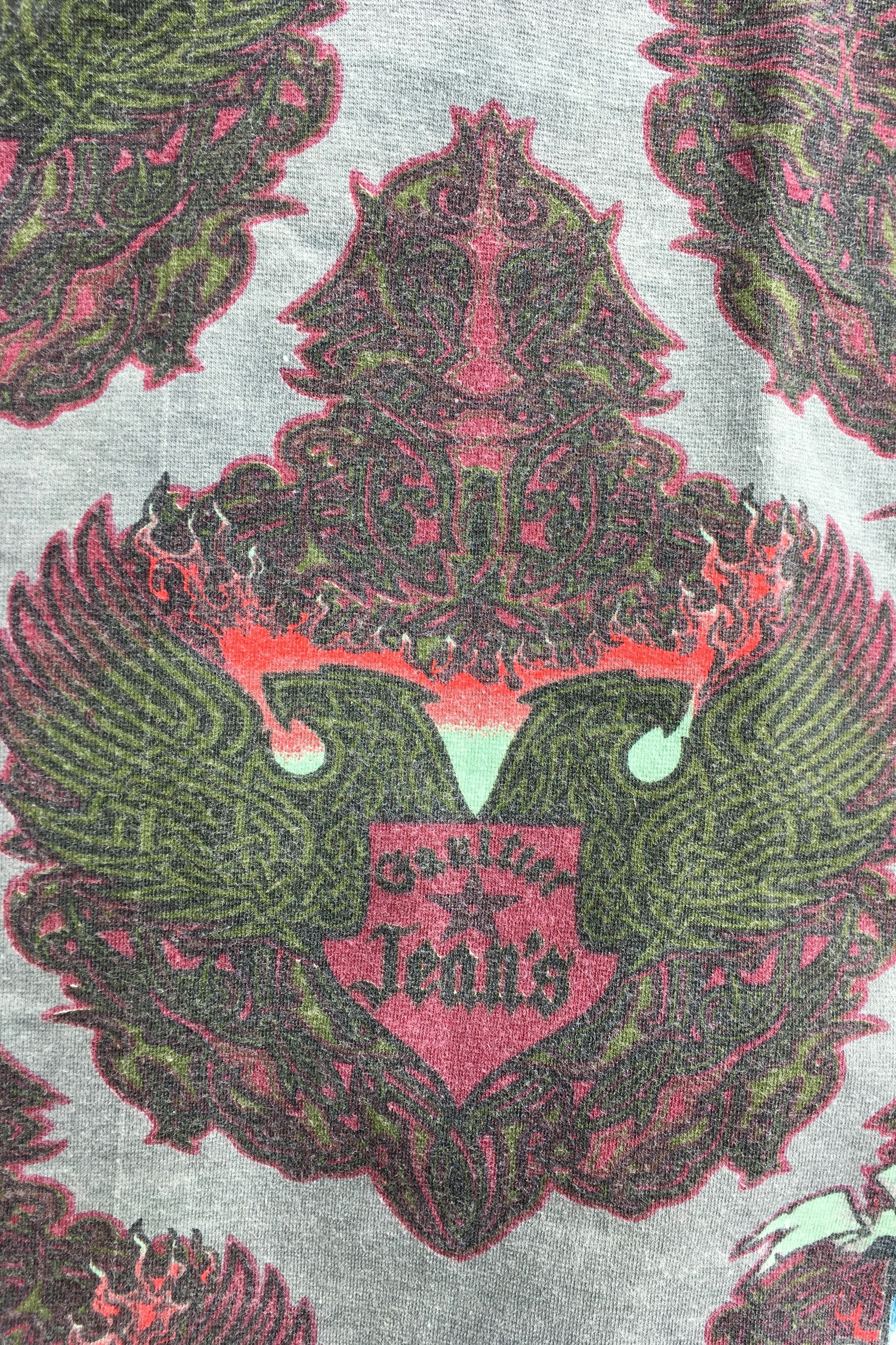 Jean Paul Gaultier Jean Paul Gaultier 90s Vintage Dragon Skull Tattoo Top Tee Size M / US 6-8 / IT 42-44 - 7 Thumbnail
